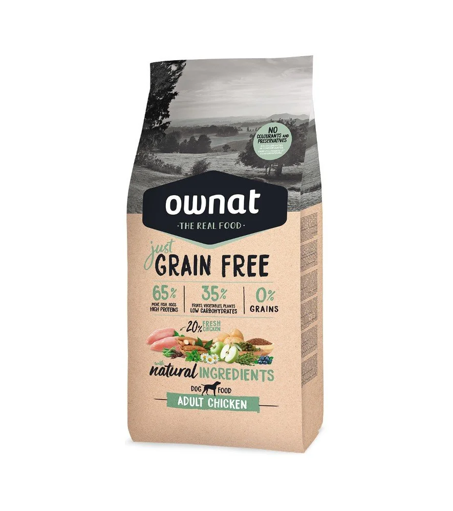 Ownat Just Grain Free Cão Chicken 14kg