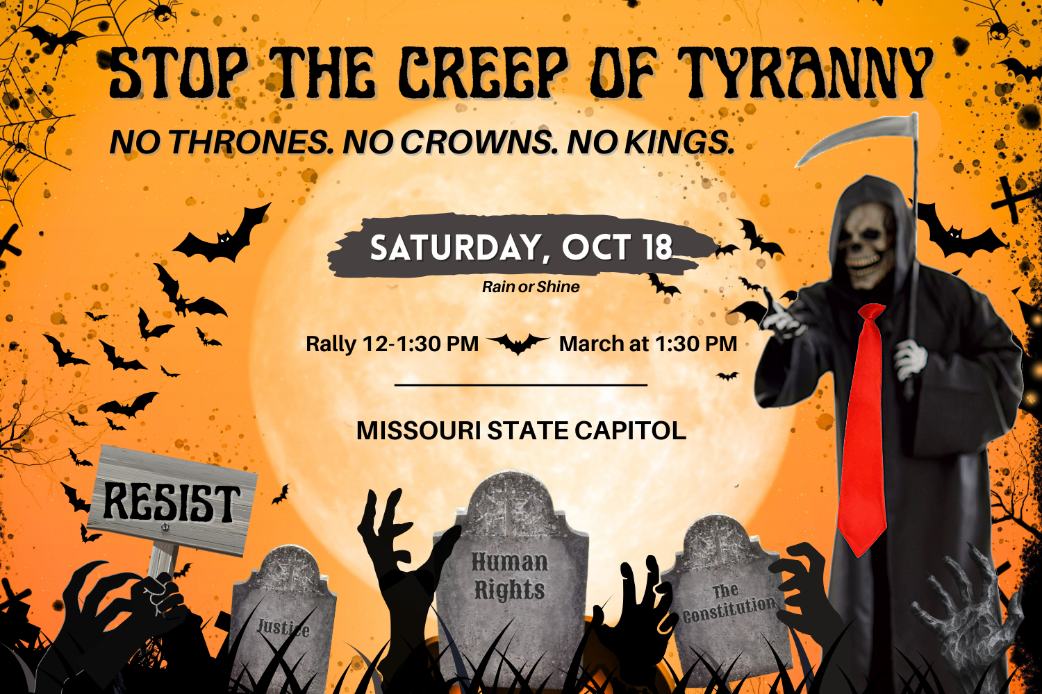 Stop the Creep of Tyranny: No Kings Rally
