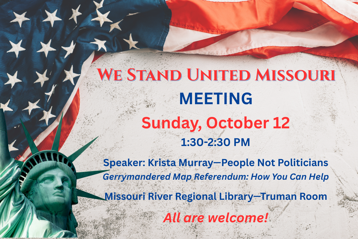 We Stand United Meeting
