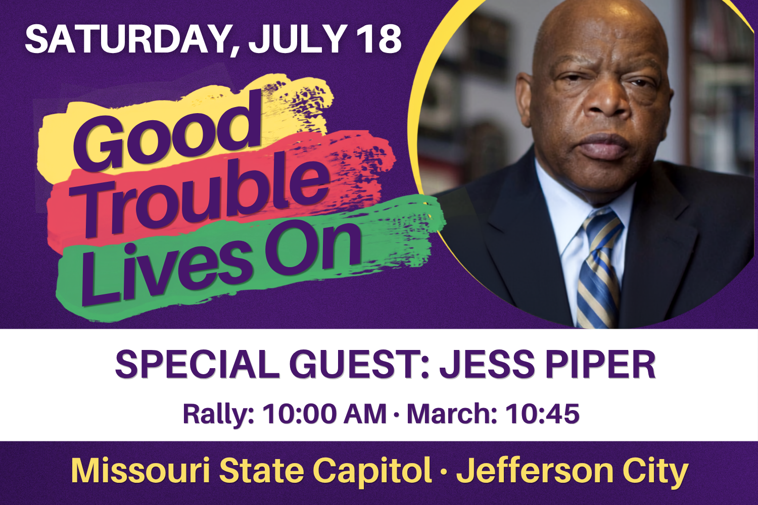 Good Trouble Lives On Rally