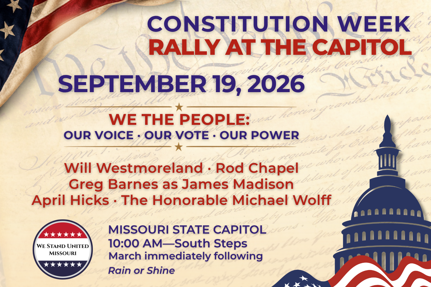 Constitution Week Rally