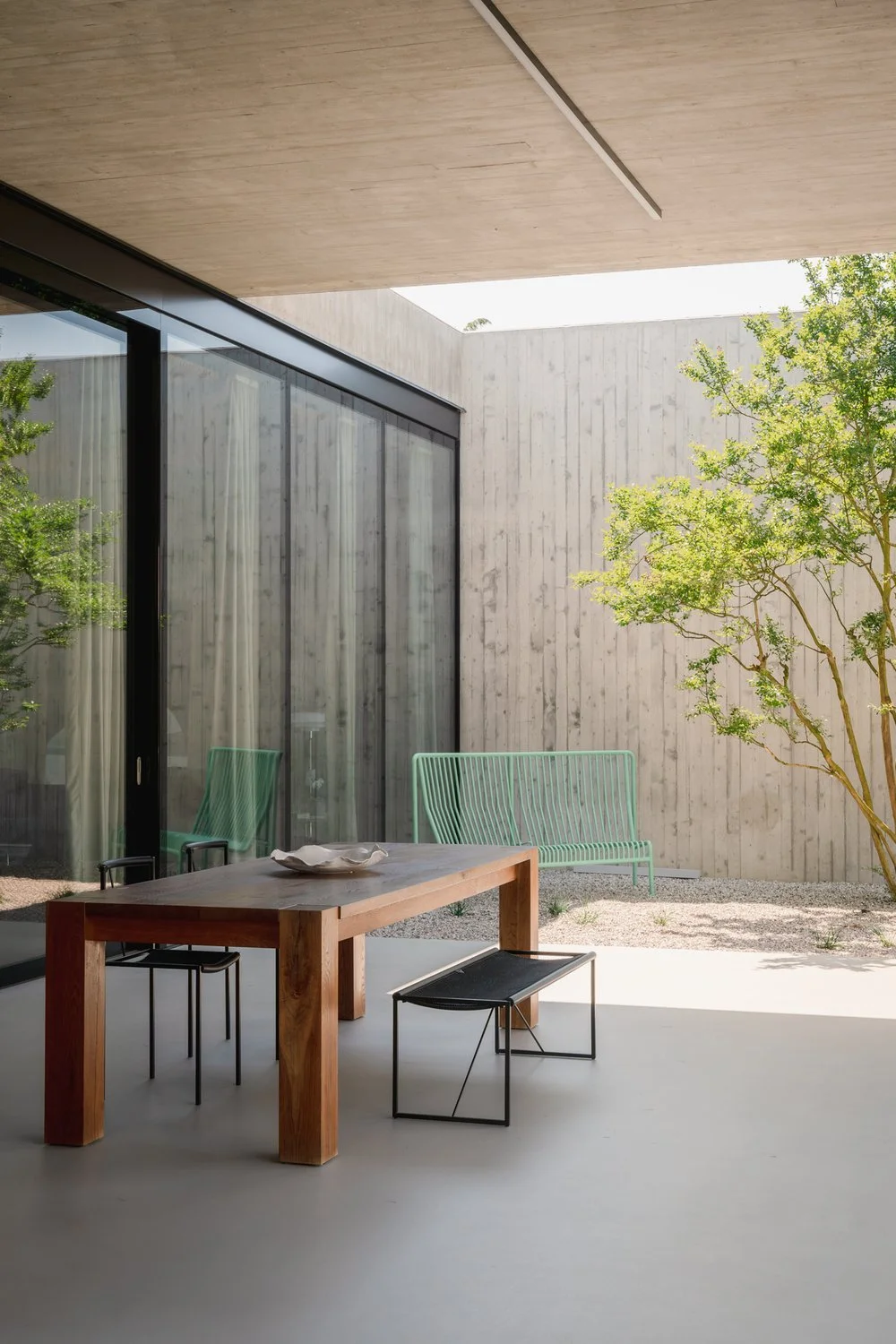 Modern brutalist architecture in Italy