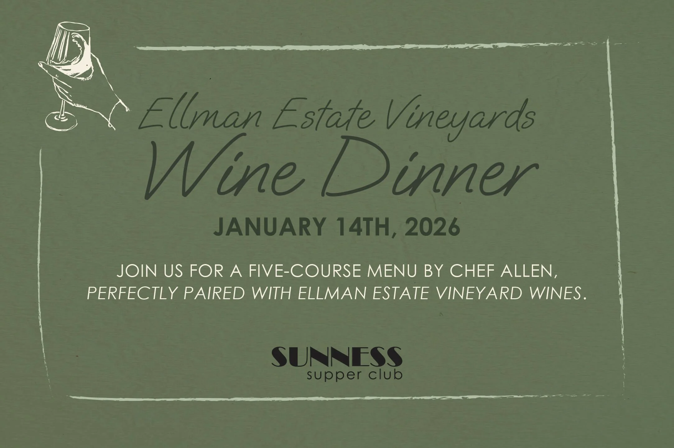 Ellman Estate Vineyards Wine Dinner