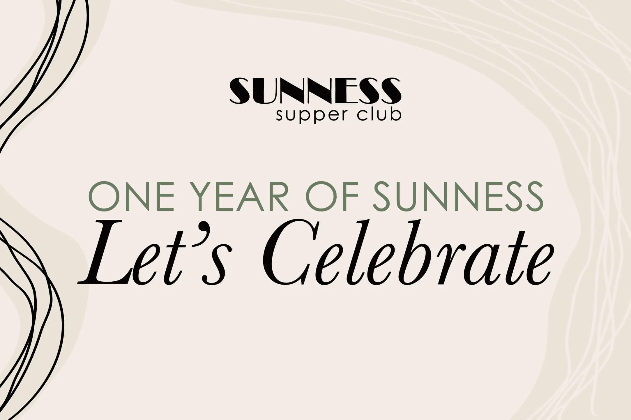 Celebrate One Year of Sunness