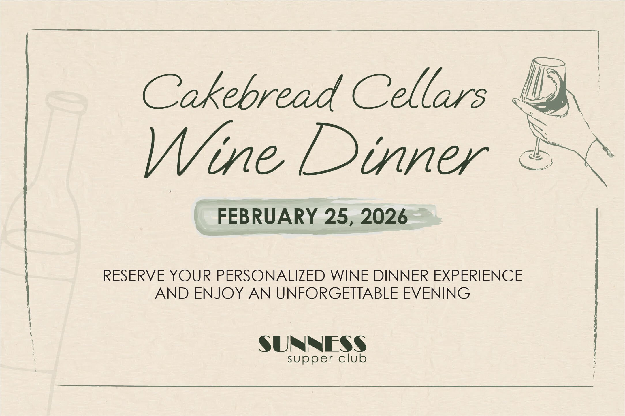 Cakebread Cellars Wine Dinner