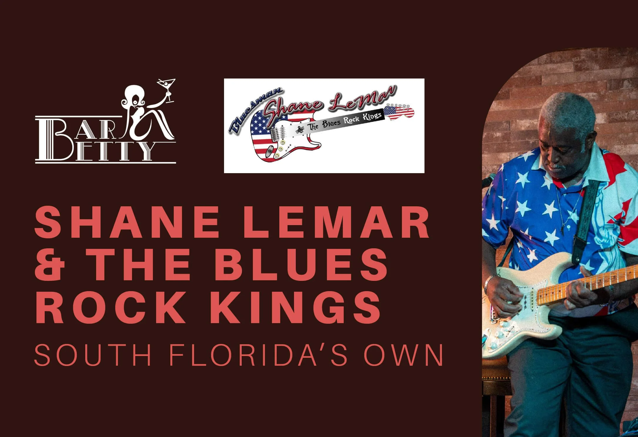 Shane LeMar  & the Blues  Rock Kings South Florida’s Own