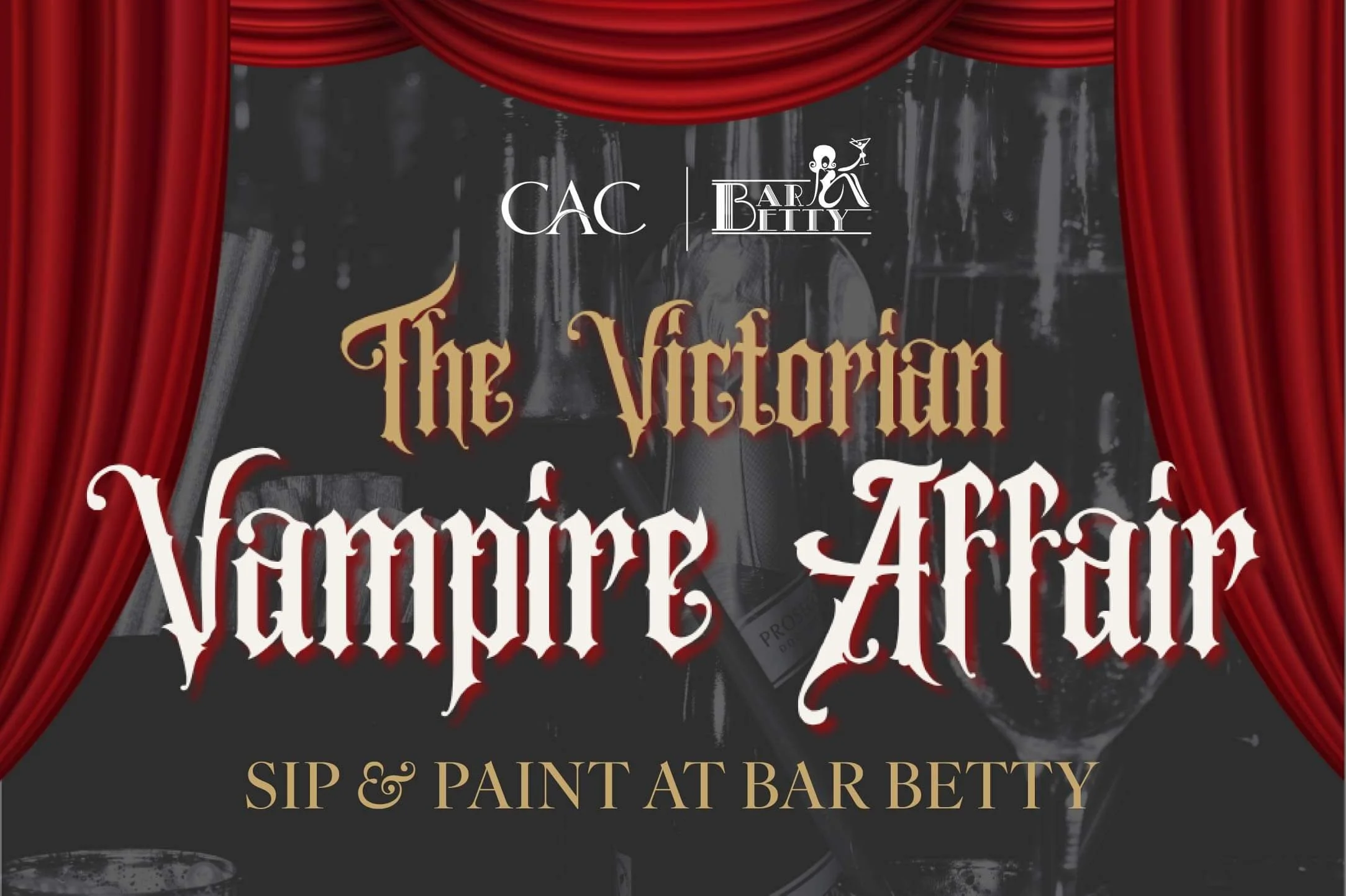 The Victorian Vampire Affair: Sip &amp; Paint Party