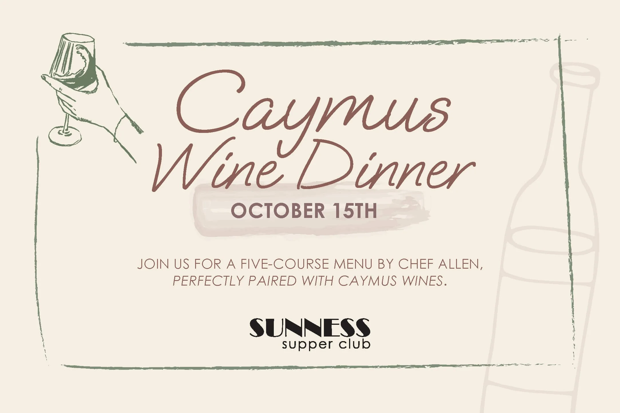 Caymus Wine Dinner