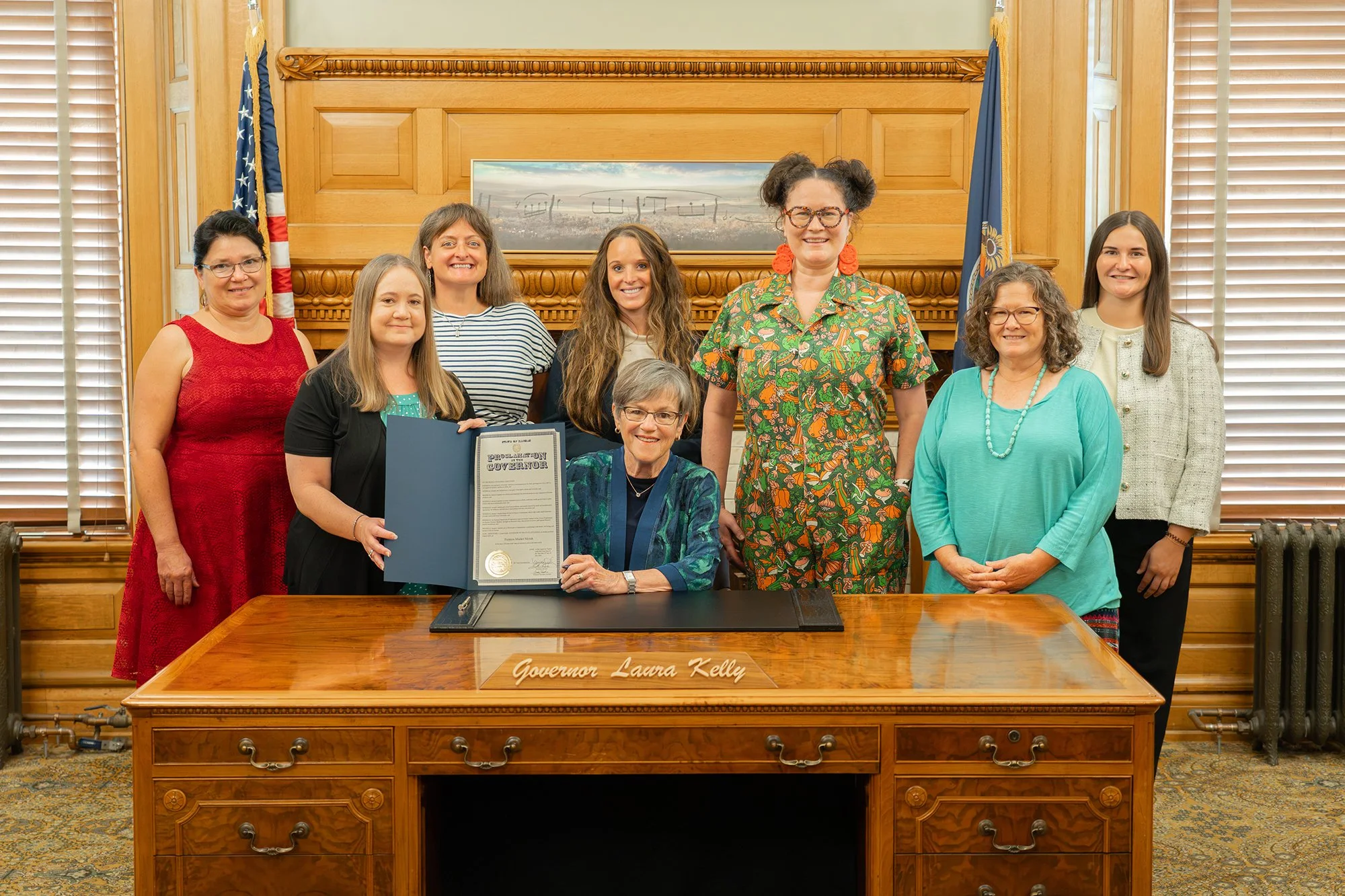 Governor Kelly Proclaims August as Kansas Farmers’ Market Month