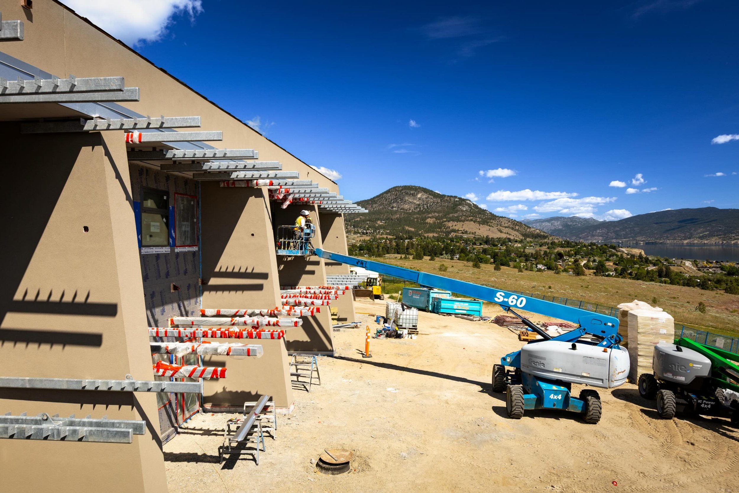 Another huge week of progress on the Penticton Indian Band School project! 
The building is really starting to take shape against these incredible Okanagan views.
Proud to be part of this important community build. More to come soon!

#ConstructionPr