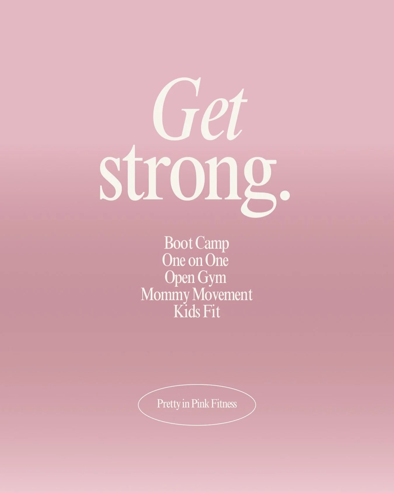 “It’s almost here! 🎉 
Pretty in Pink Fitness opens this March and we’re ready! 💪🏻
From Boot Camps to personalized One-on-One Training, we’ve got the perfect fit for YOU. Whether you’re crushing goals in the Open Gym