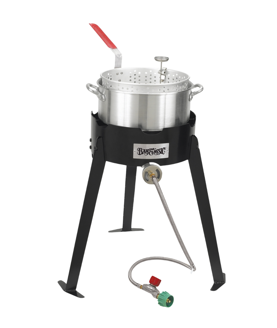 Bayou Classic Fryer Cooking Kit, 10 qt Capacity, Aluminum