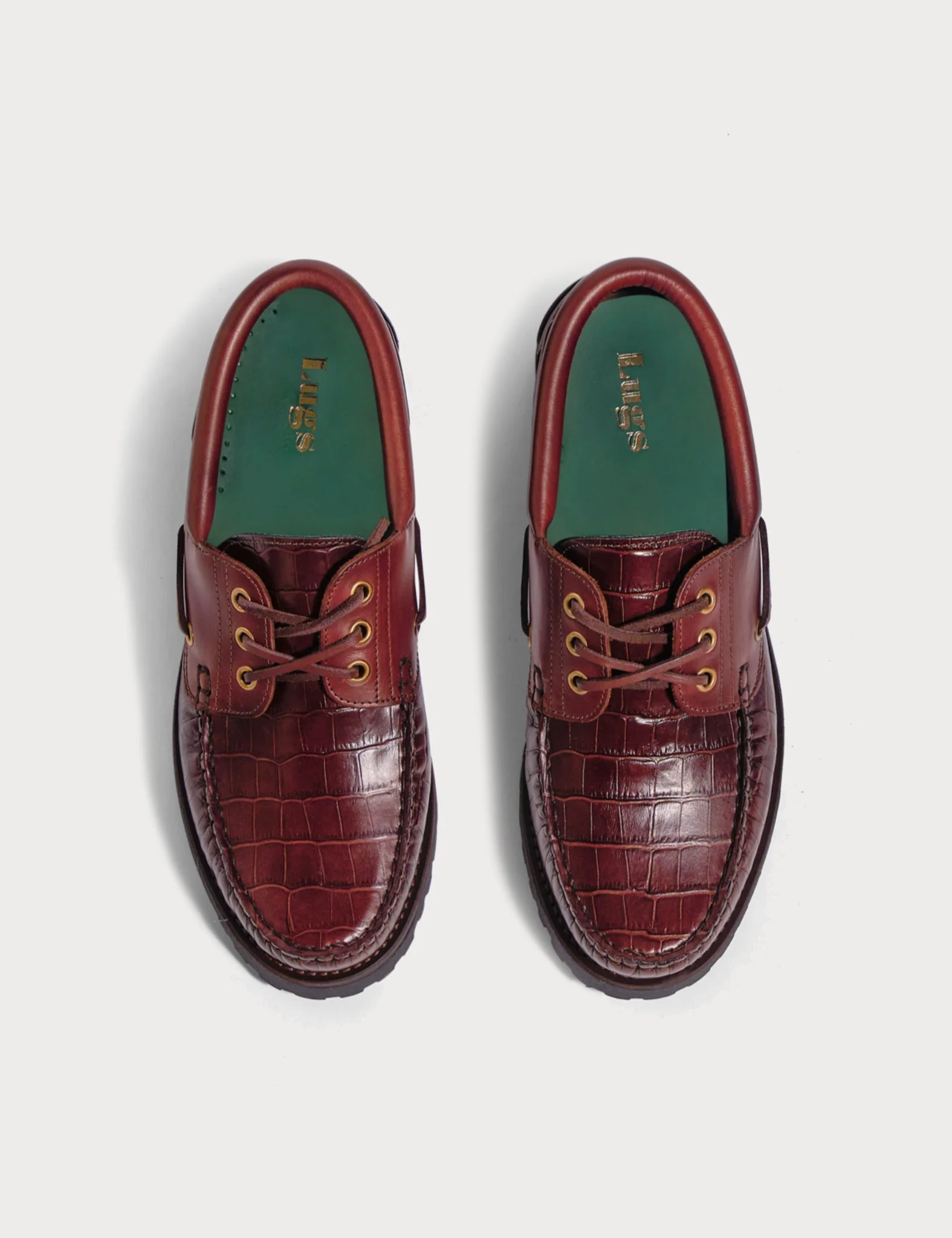 Lugs Ally Deck - Brown Croc