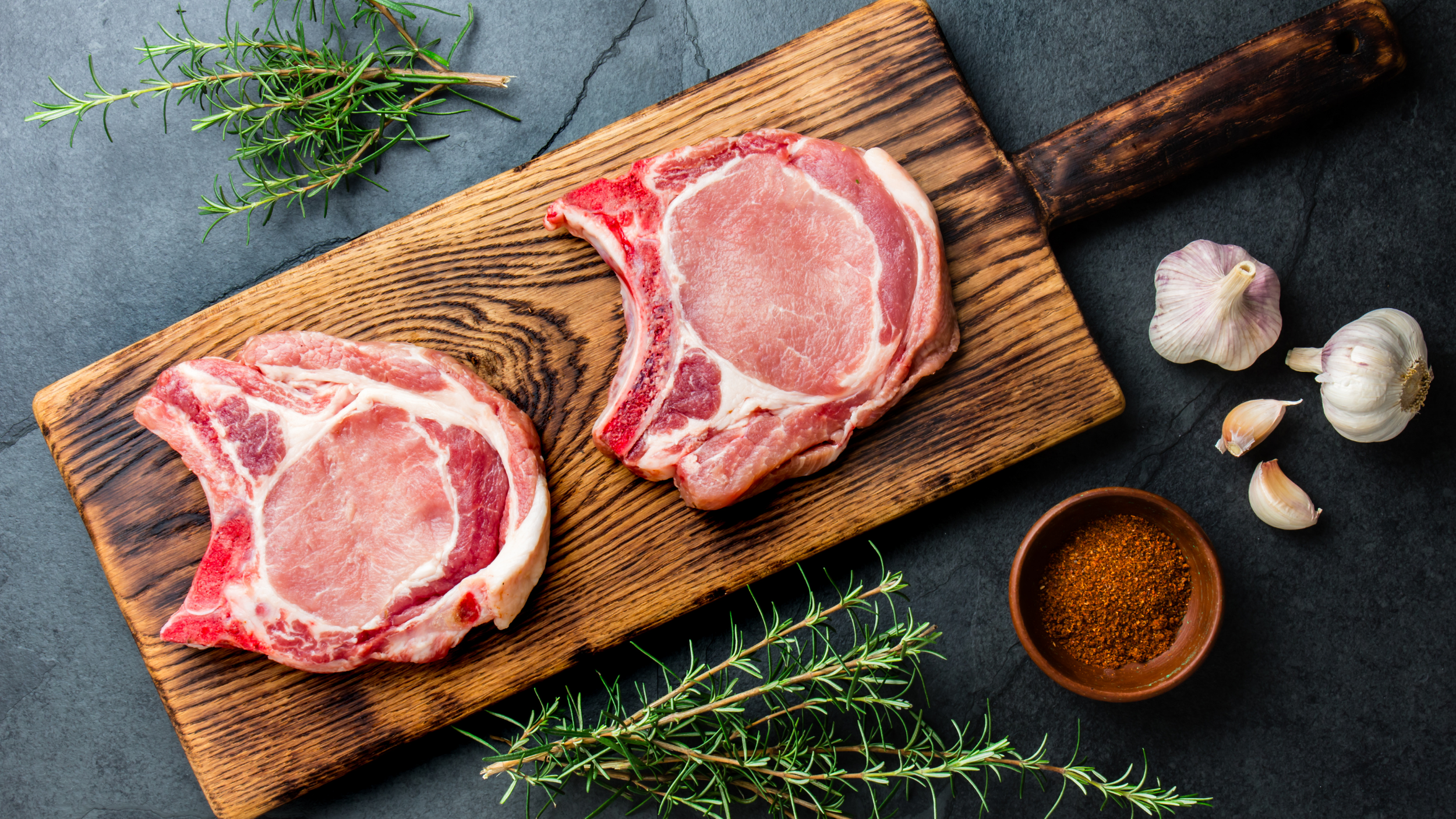 Taste the difference in our regeneratively farmed, forest-raised pork chops. Naturally fed, nutrient-rich, and perfect for delicious, healthy dining.