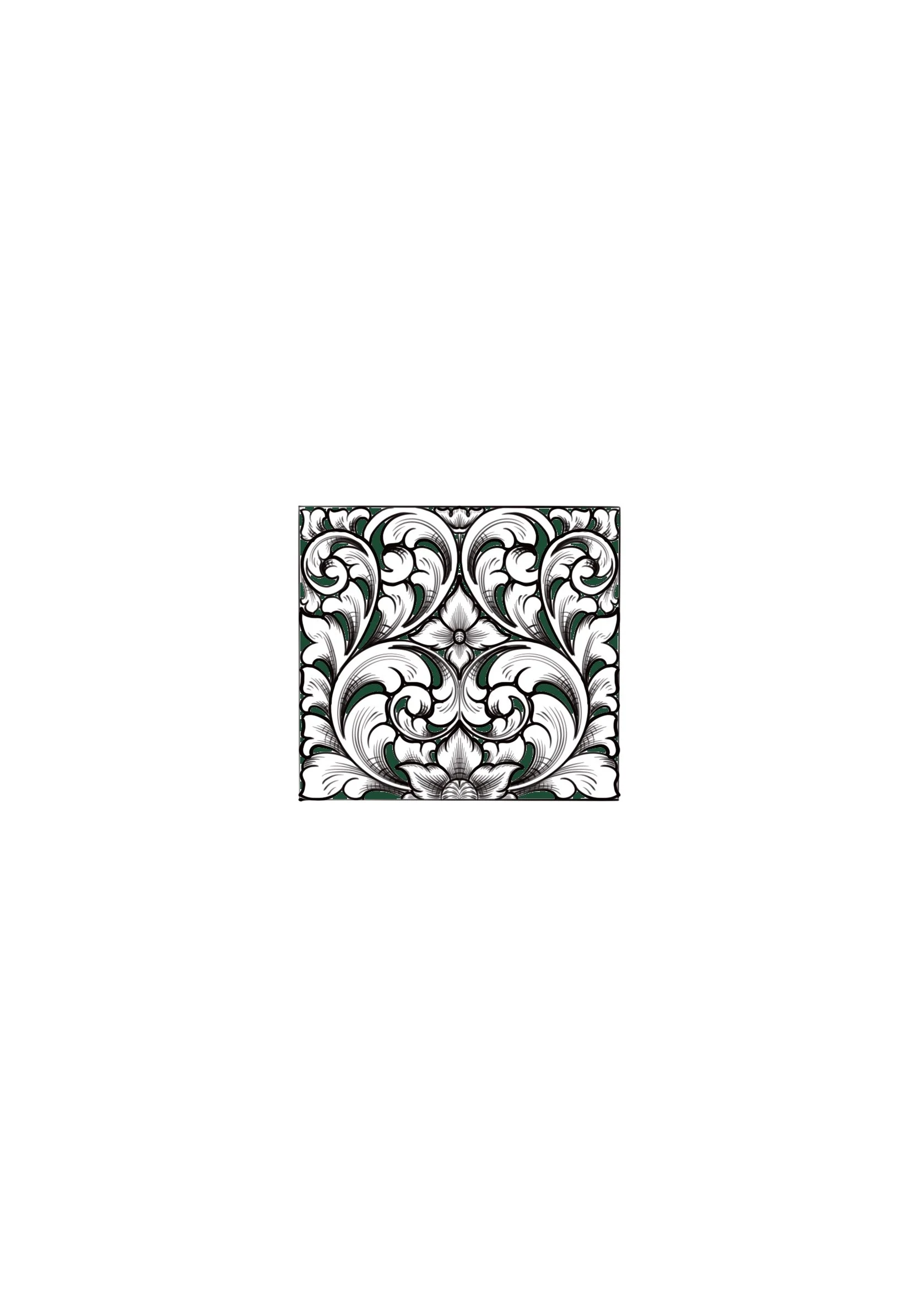 Scroll picture with green background (Download only)