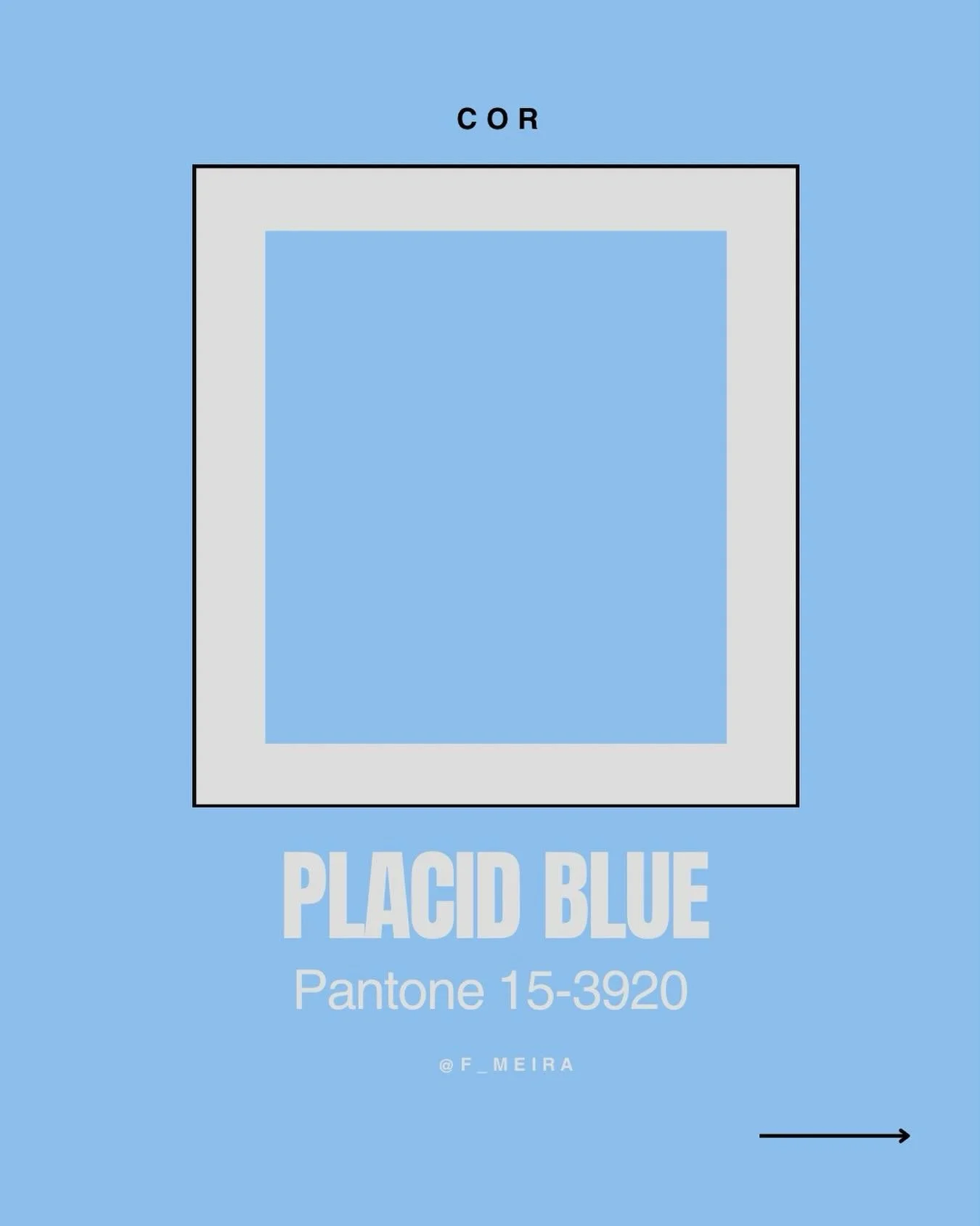 Quem tem saudades de ver o c&eacute;u azul? ☝️ #fmeiraart #winter #placidblue #minimalistart #contemporaryart fineart homedecor artgallery