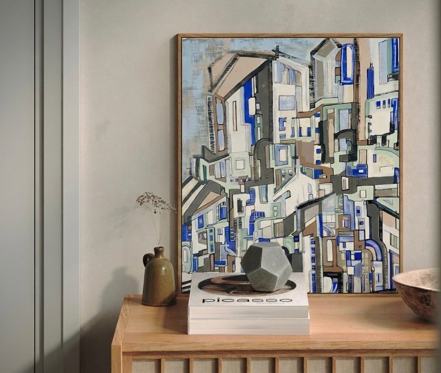 Almas: A arquitetura de um sentimento. 🏛️✨
Esta obra &eacute; feita de camadas de hist&oacute;ria, cor e desassossego. &Eacute; a express&atilde;o visual da mem&oacute;ria desconstru&iacute;da por fora, depois de ser reconstru&iacute;da por dentro.
