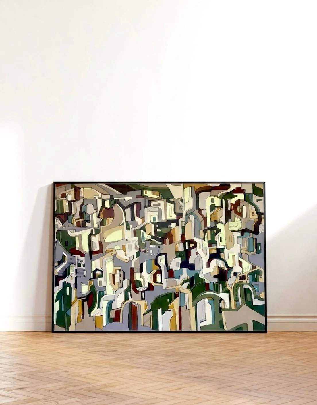 Fachada Portuguesa #10 | 150x200 cm
H&aacute; encomendas que chegam como desafios e terminam como revela&ccedil;&otilde;es. Pela sua dimens&atilde;o monumental, esta obra trouxe-me uma reflex&atilde;o profunda sobre o papel do artista: a arte n&atild