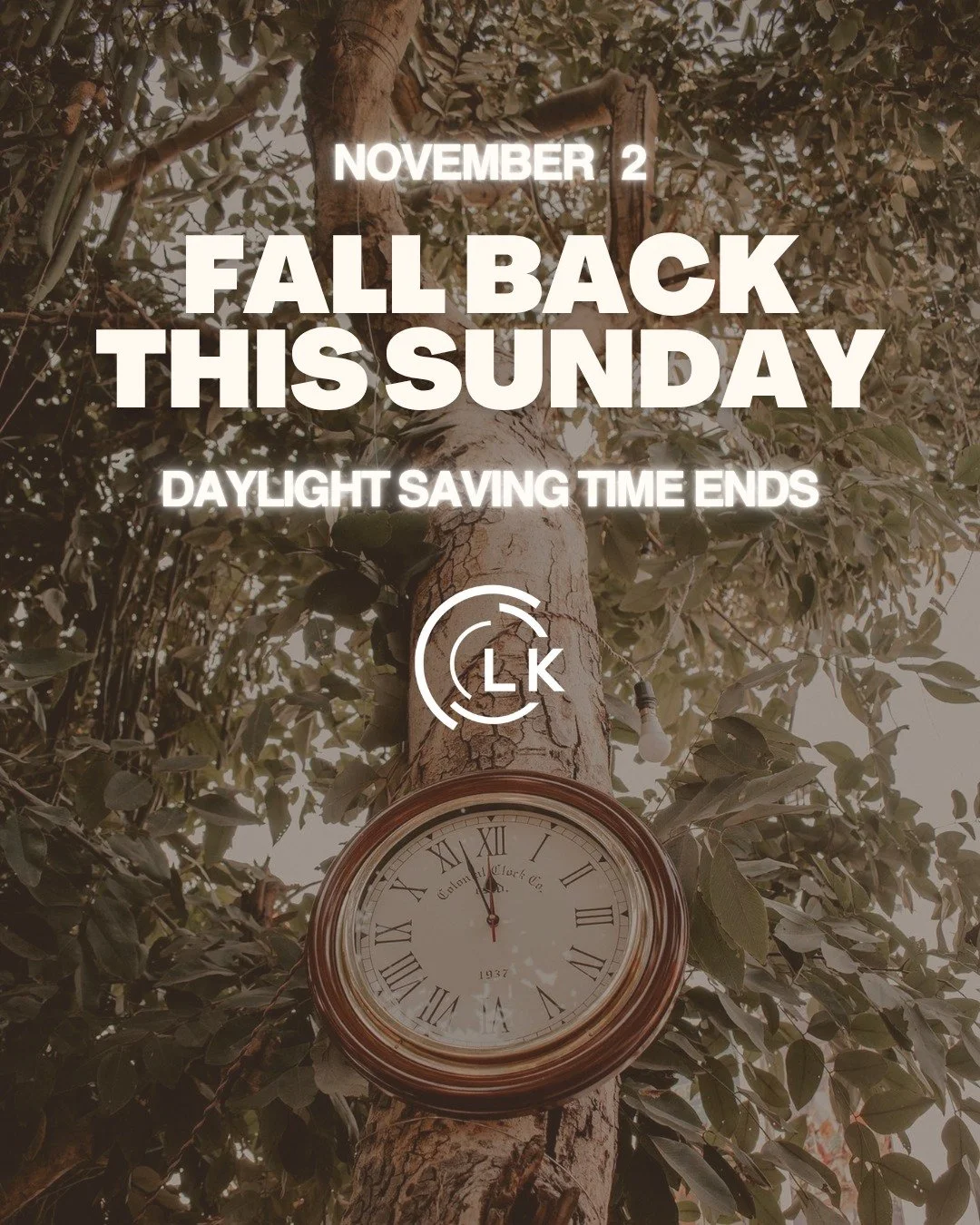 Fall back this Sunday! Daylight Saving Time Ends
.
.
.
.
#LauraKeller #EastsideRealEstate #KW #KellerWilliams #KWBellevue #BellevueRealEstate