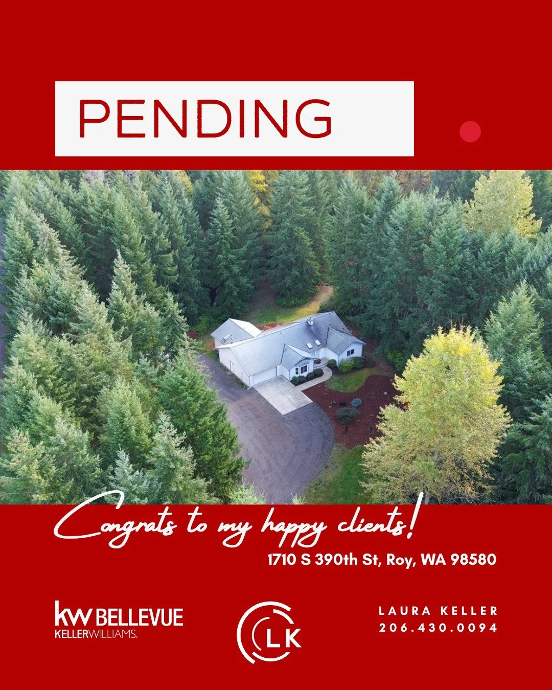 🎉 PENDING! 🎉
Big congratulations to my amazing clients on going Pending at
📍 1710 S 390th St, Roy, WA 98580

This one is such an exciting step forward, and I couldn&rsquo;t be happier for them. From strategy to strong execution, we made it happen 