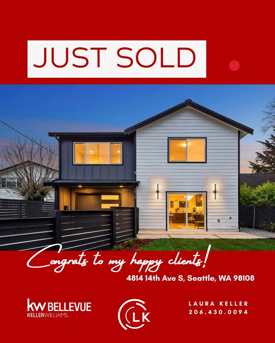 🎉 Just Sold!

Congratulations to my buyers on securing this beautiful new construction home!

Located in the heart of Beacon Hill, the home provides quick access to light rail, downtown Seattle, parks, restaurants, and more&mdash;making it an incred