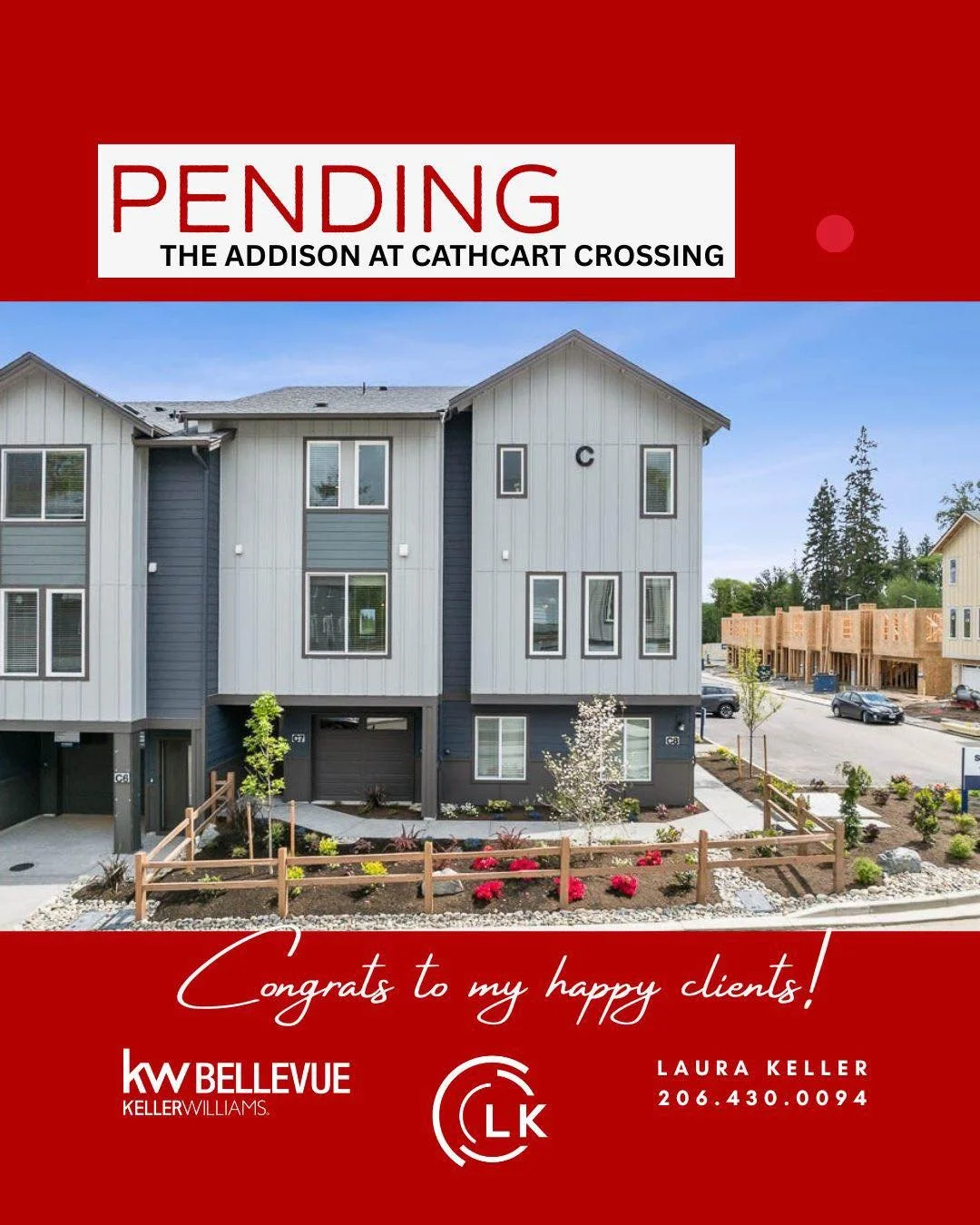 Pending! 🎉🏡
So happy for my client and his family! After a few months of searching, they are officially under contract on this beautiful brand-new home in Snohomish.

Finding the right home takes patience, persistence, and the right strategy &mdash