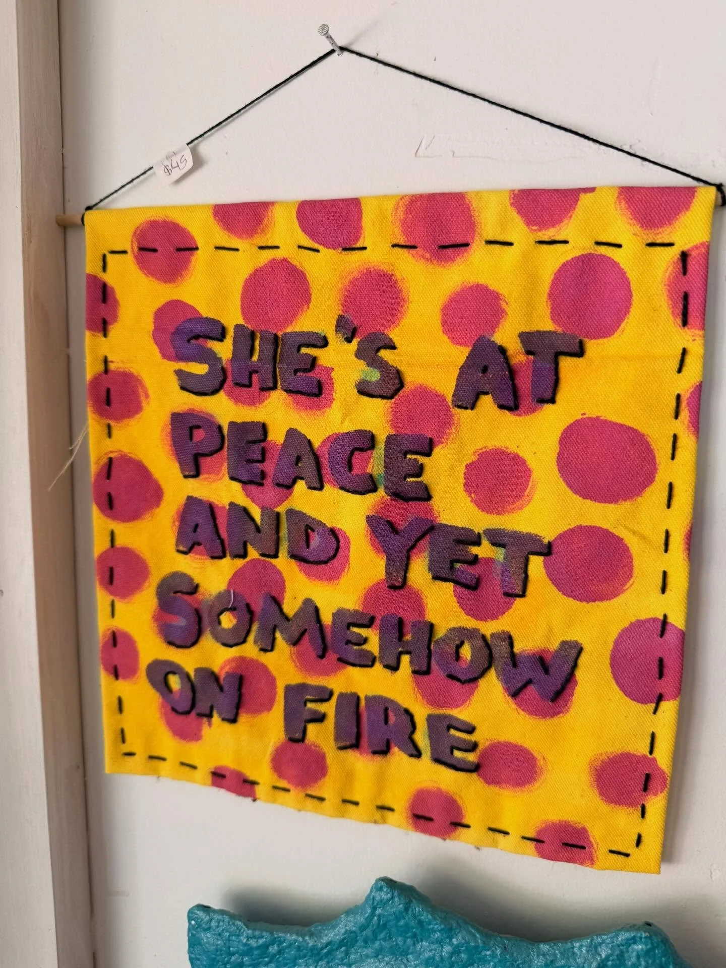 When I stopped and read this in a little store in Costa Rica it really landed. I often say two things are true at the same time, and my goodness to be at peace and on fire (in the best way) truly resonates with me. #costarica #yyctherapy #yyctherapis