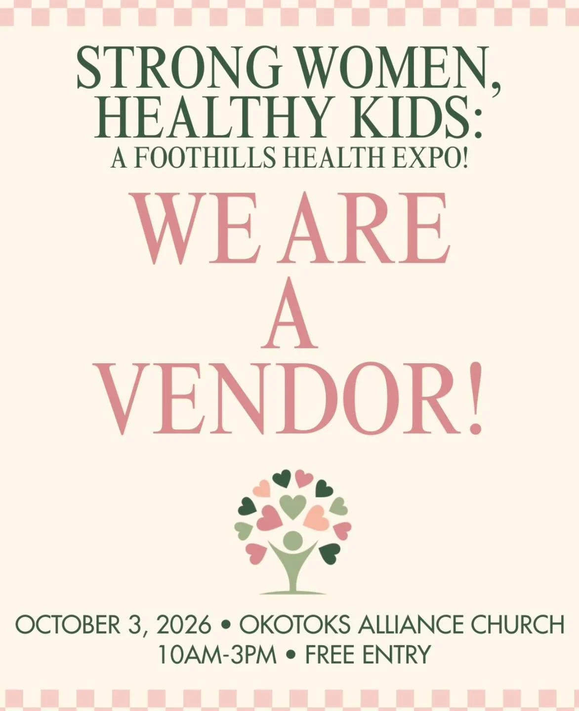 Come on down to the Strong Women Healthy Kids health expo October 3rd!

So excited to be a part of this wonderful gathering of local businesses aimed to help families. locallove.market

#okotoks #okotokssmallbusiness  #okotoksbusinesses #okotoksbusin
