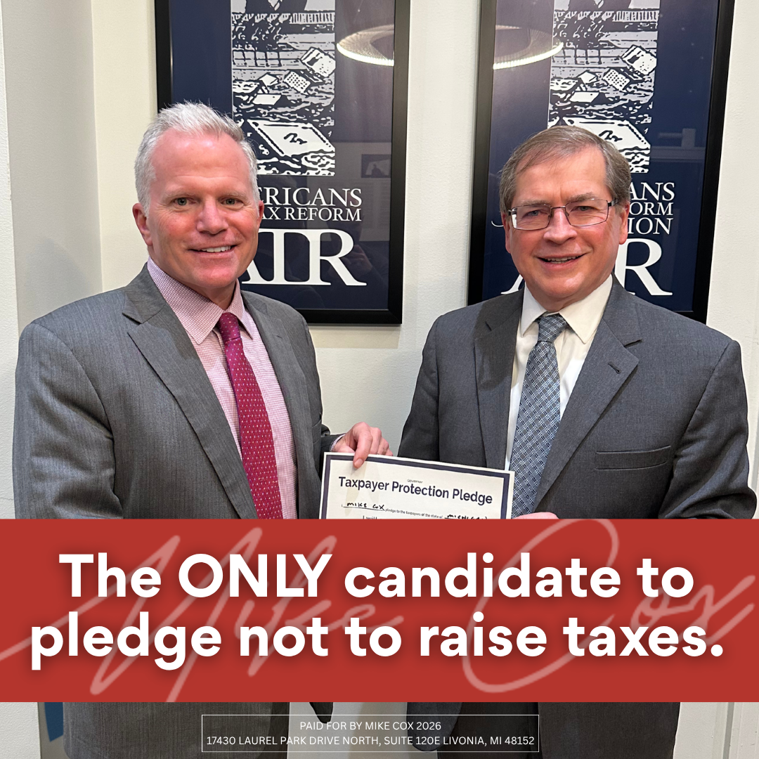 Cox Challenges GOP Field To Sign Taxpayer Protection Pledge Ahead Of Tax Day Anniversary