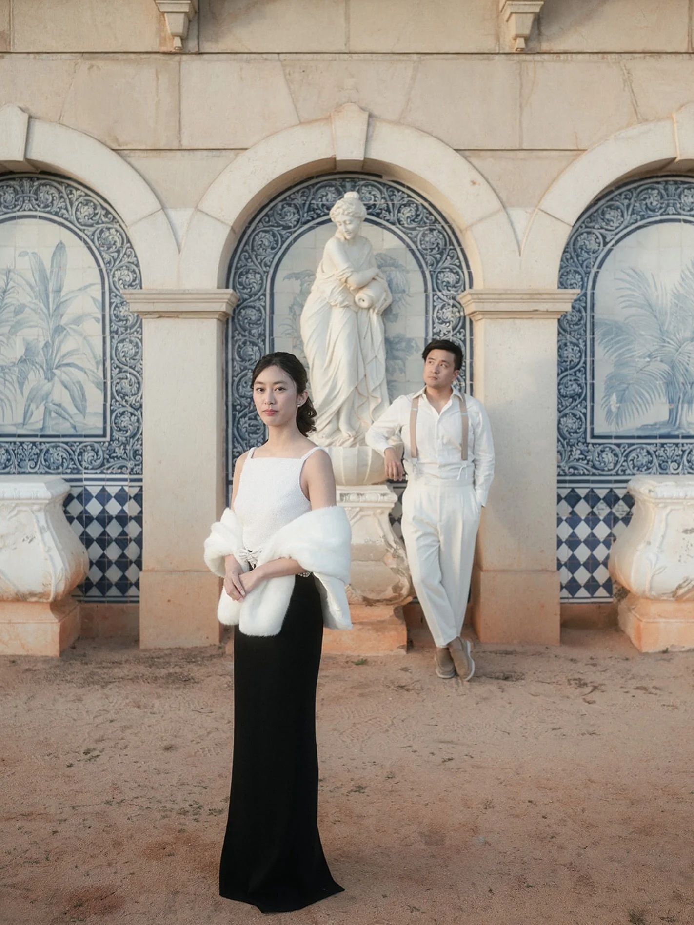 Kyra &amp; Alex.

Styling &amp; decor: @claudia_mota_design 
Planner: @algarvedreamweddings 
Photographer: @ricardocatarrophotography 
Videographer: @blacksheep_filmmakers 
Creative producer: @carolinaoverseaproject 
Hair and makeup: @biancapereira.m
