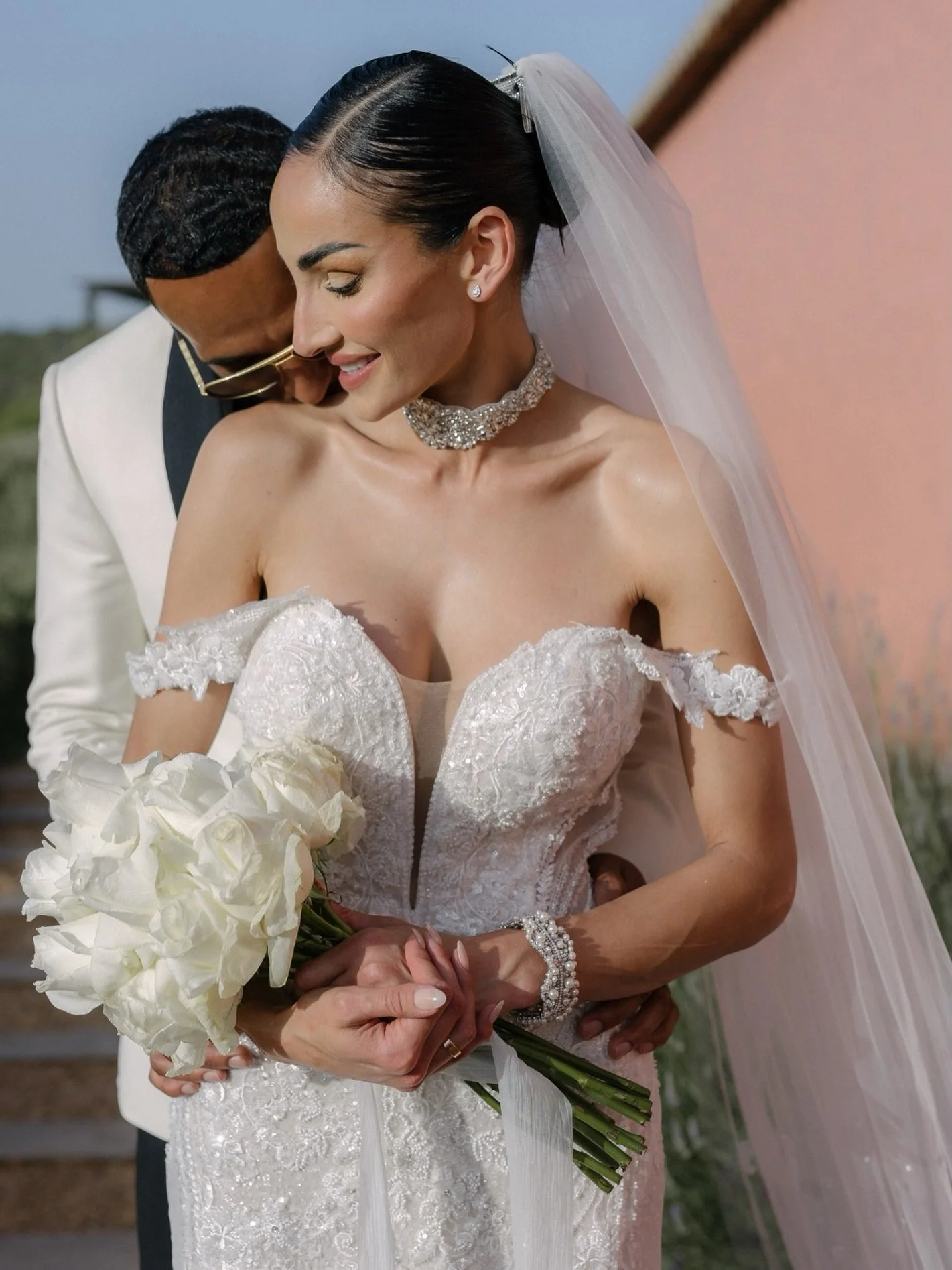 S &amp; N

Wedding Planners: @algarvedreamweddings
Decor/Styling: @claudia_mota_design
Venue: @arvad_wine
Photography &amp; video: @itsallabout.pt
Dresses: Martina Liana @essenseofaustralia
Bridal Stylist: Kate @weddingbelles_4oaks
Tux: @clementsandc