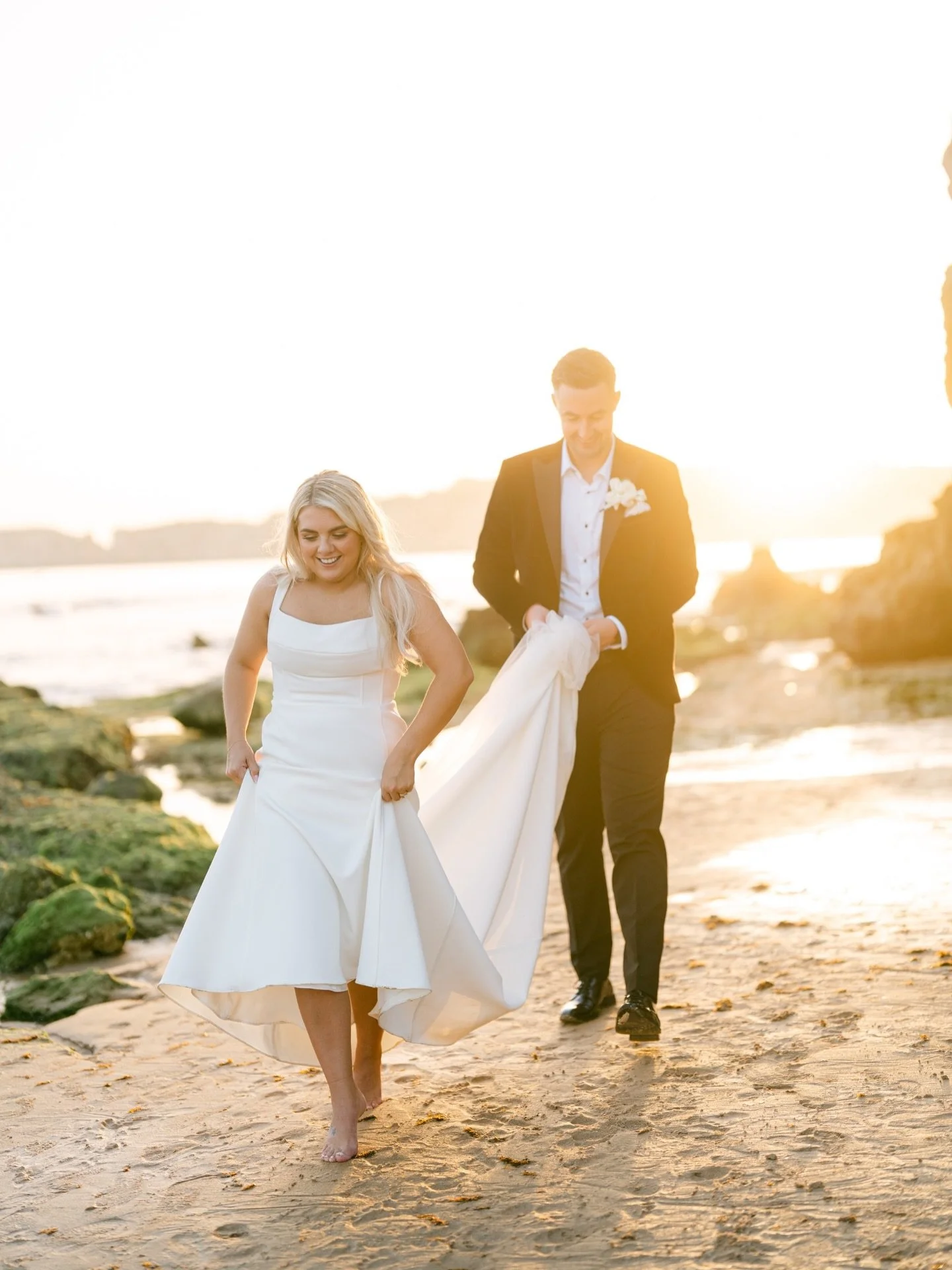 Catching sunsets.

Planner: @algarvedreamweddings 
Styling &amp; decor: @claudia_mota_design 
Photographer: @photography.endlessmoments 
Videographer: @carolinaoverseaproject 
Hair: @algarvehairmakeupstylist_xenia 
Makeup: @andreiabarradas.makeup 
Br
