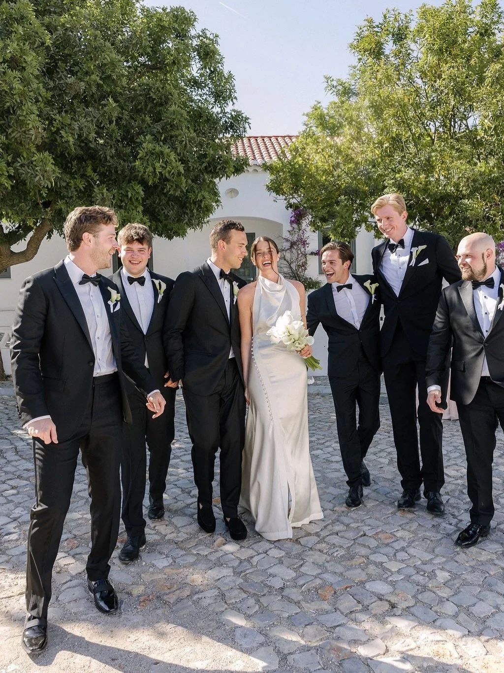 Corrine x Theo wedding celebration.

Planner: @algarvedreamweddings 
Styling &amp; decor: @claudia_mota_design 
Photographer: @itsallabout.pt 
Videographer: @dapalmafilms 
Rentals: @proeventoeventos 
Floral: @cidaliasousaciflor 
Quartet: @quarteto_su