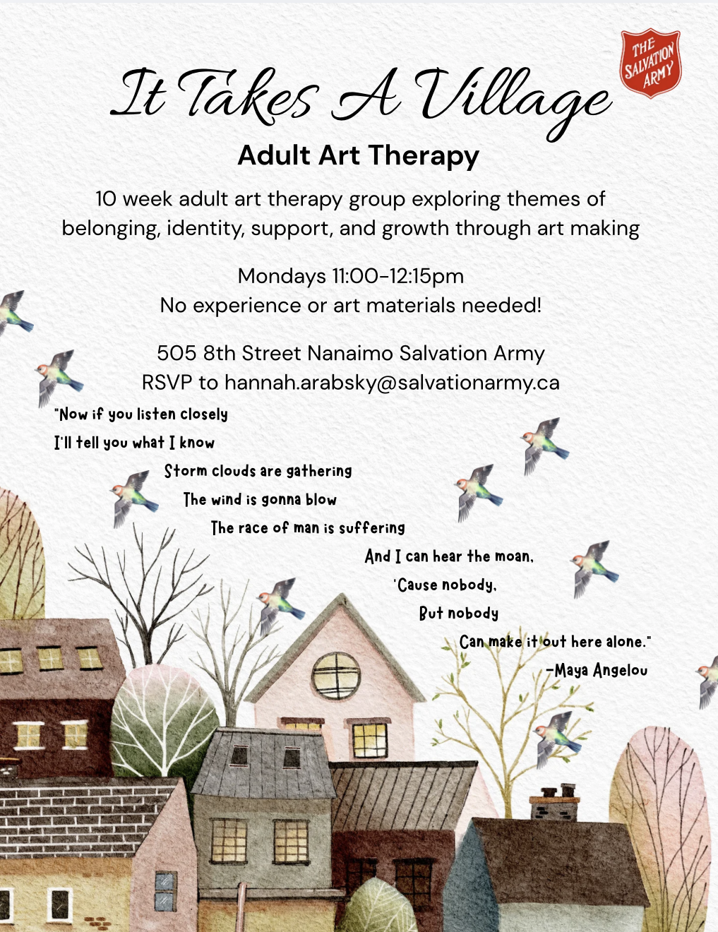 It Takes A Village Adult Art Therapy