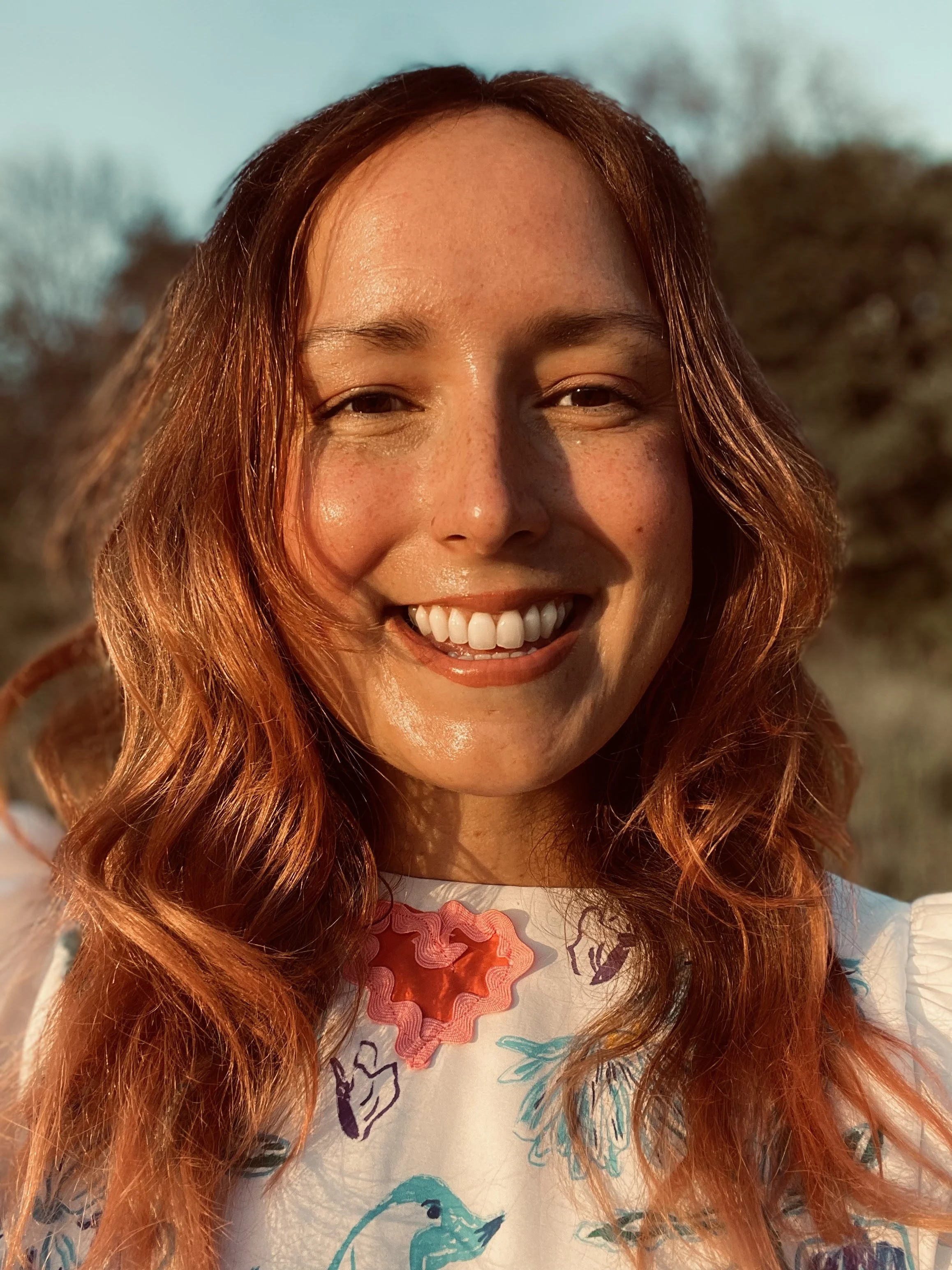 Carrie Katzenmeyer smiling close up