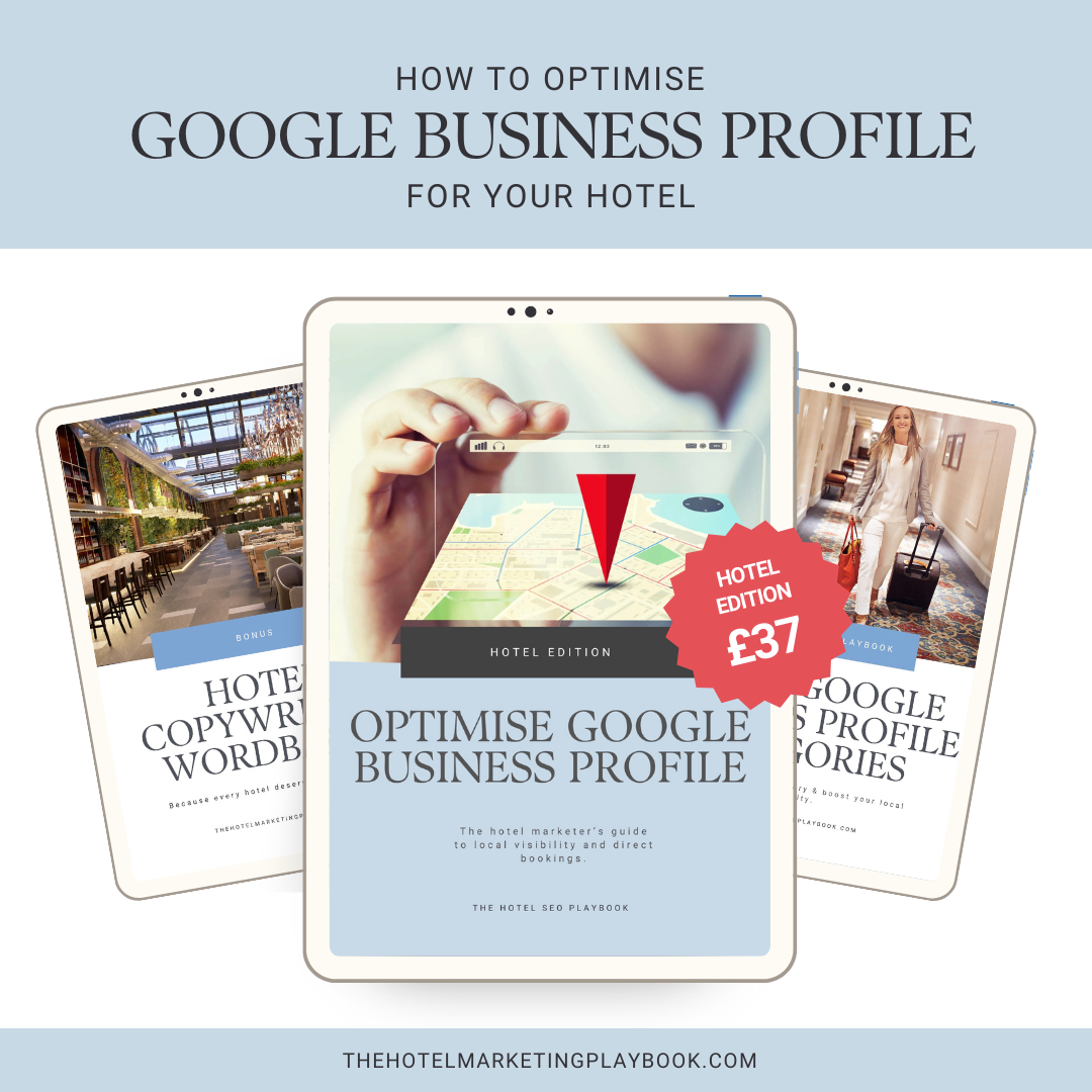 Mock-up of the google my business premium pdf to sell