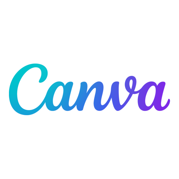 canva logo on white background