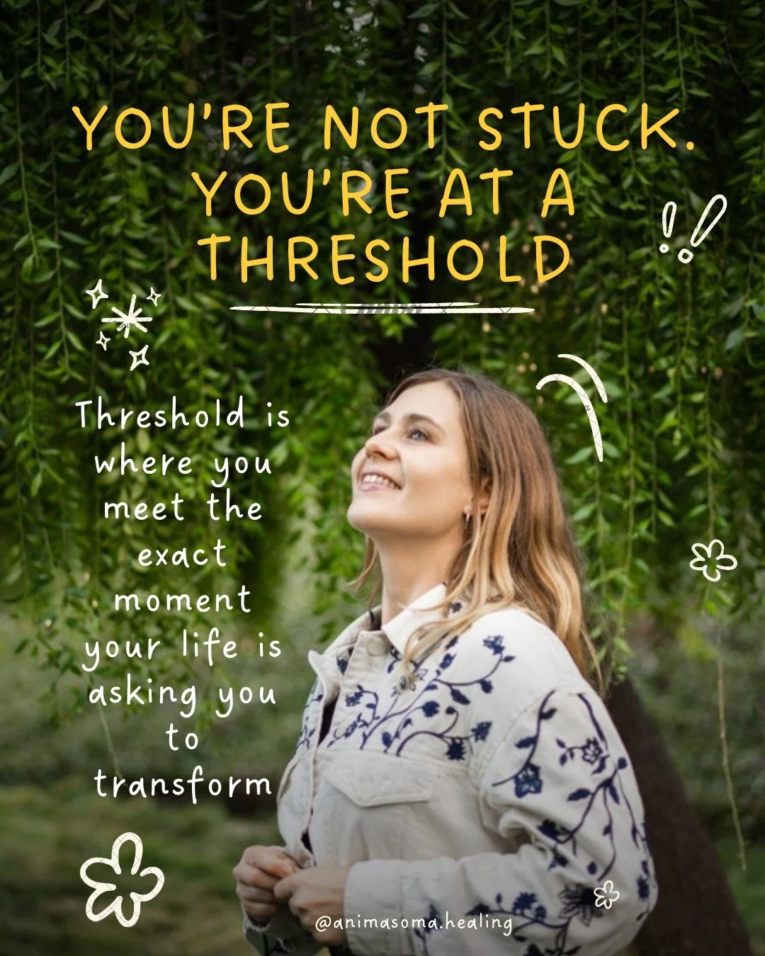 Threshold 2026 is officially open.

If you&rsquo;re in a season of shedding, shifting, or stepping into a new chapter &mdash; this is your space to cross consciously, with somatic + energetic guidance.

Early Bird is live for a limited time.

If you 