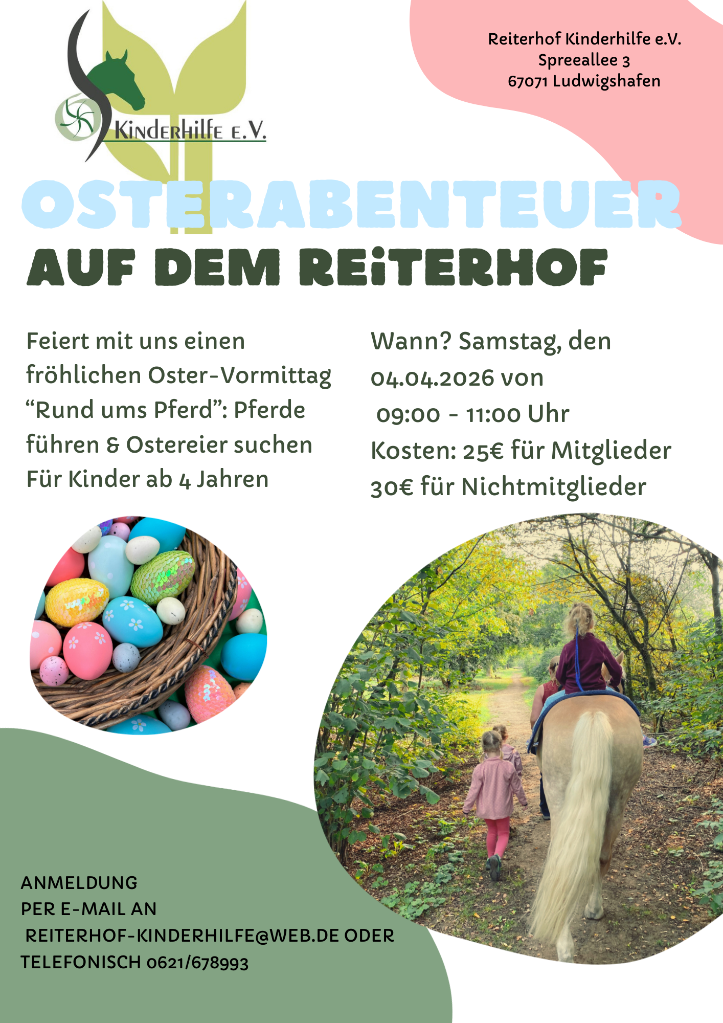 Ausgebucht! Osterabenteuer auf dem Reiterhof