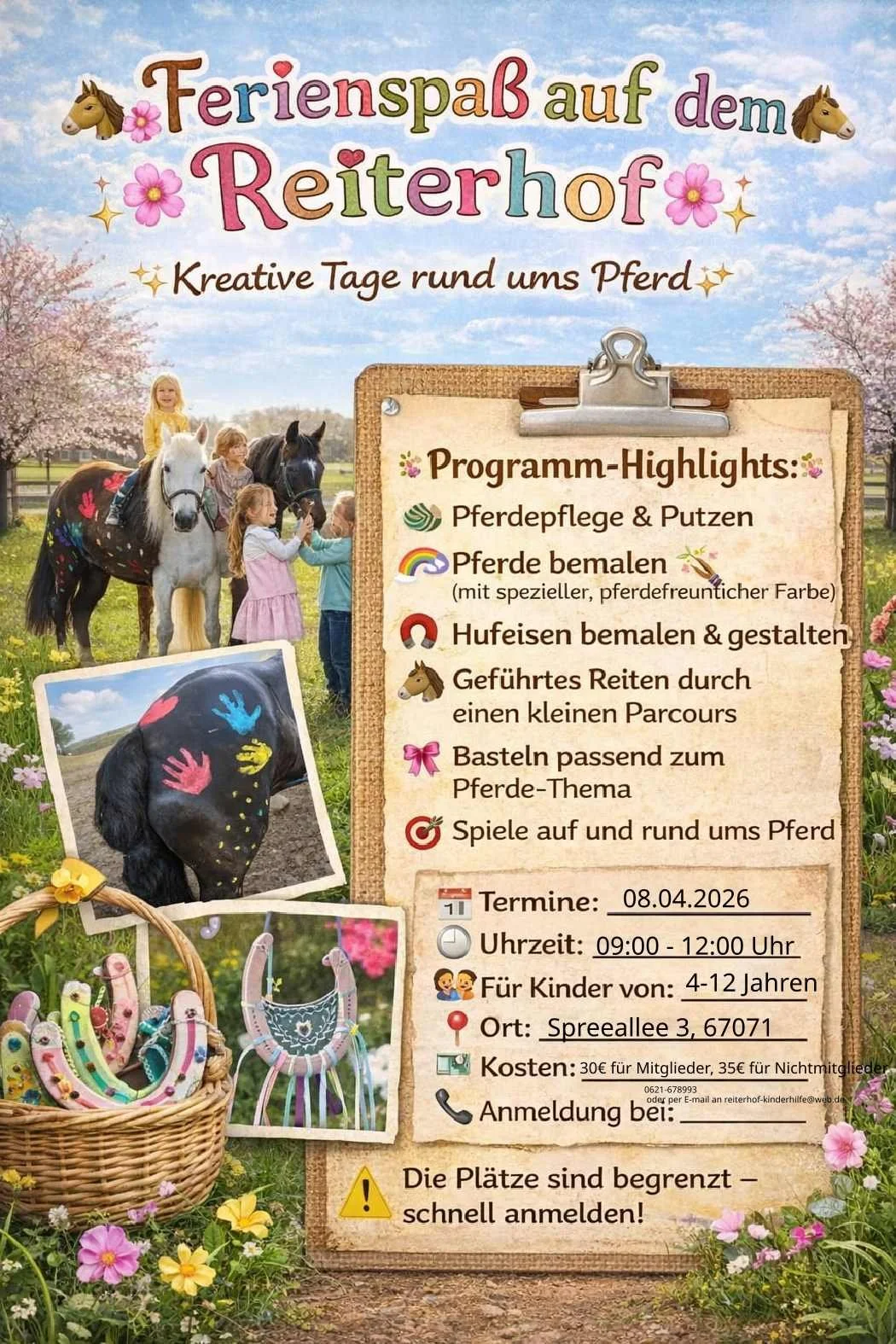 Ferienspaß auf dem Reiterhof