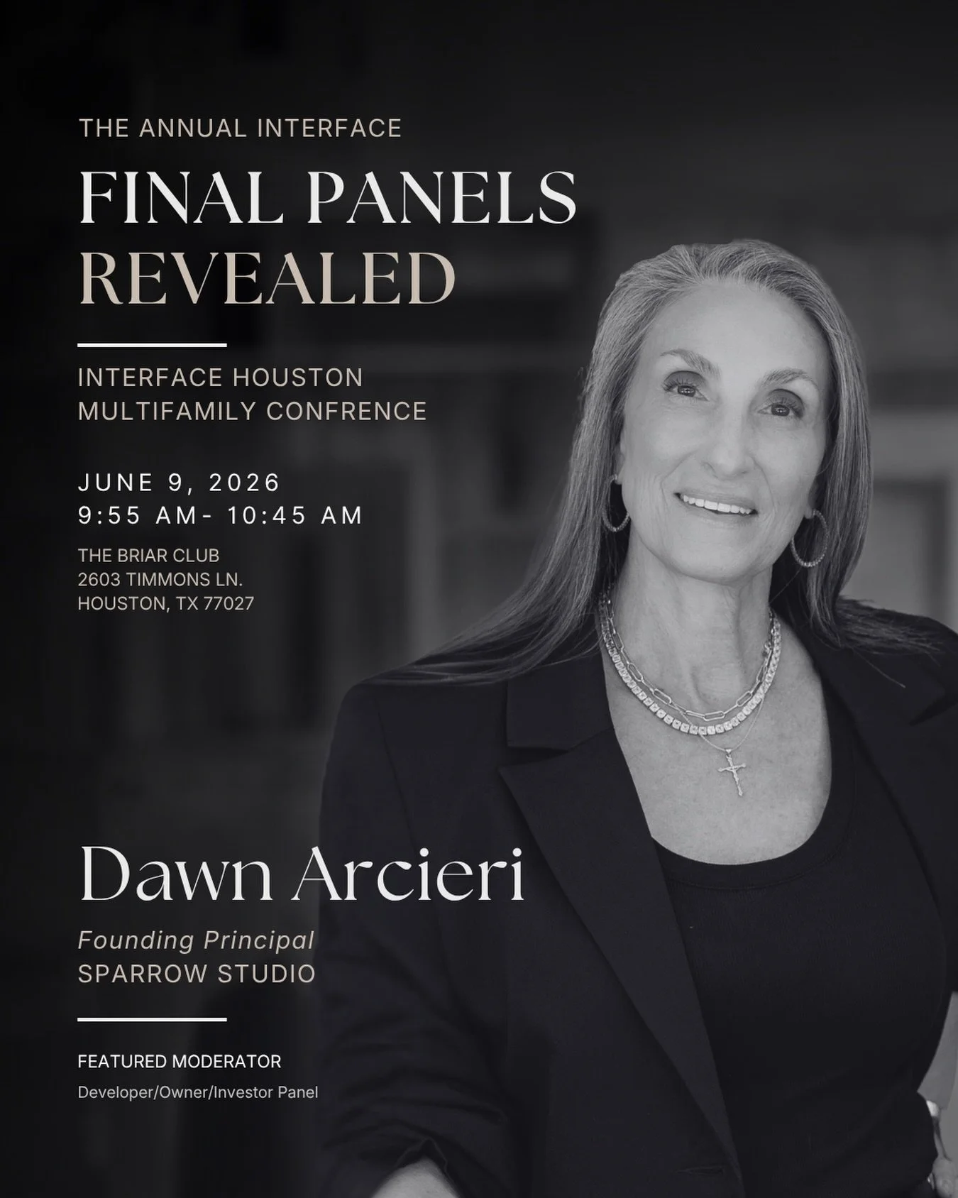 The final panels have officially been revealed for the Annual Interface Houston Multifamily Conference.

Looking forward to moderating the Developers / Owners / Investors panel alongside an incredible lineup of industry leaders discussing the trends 