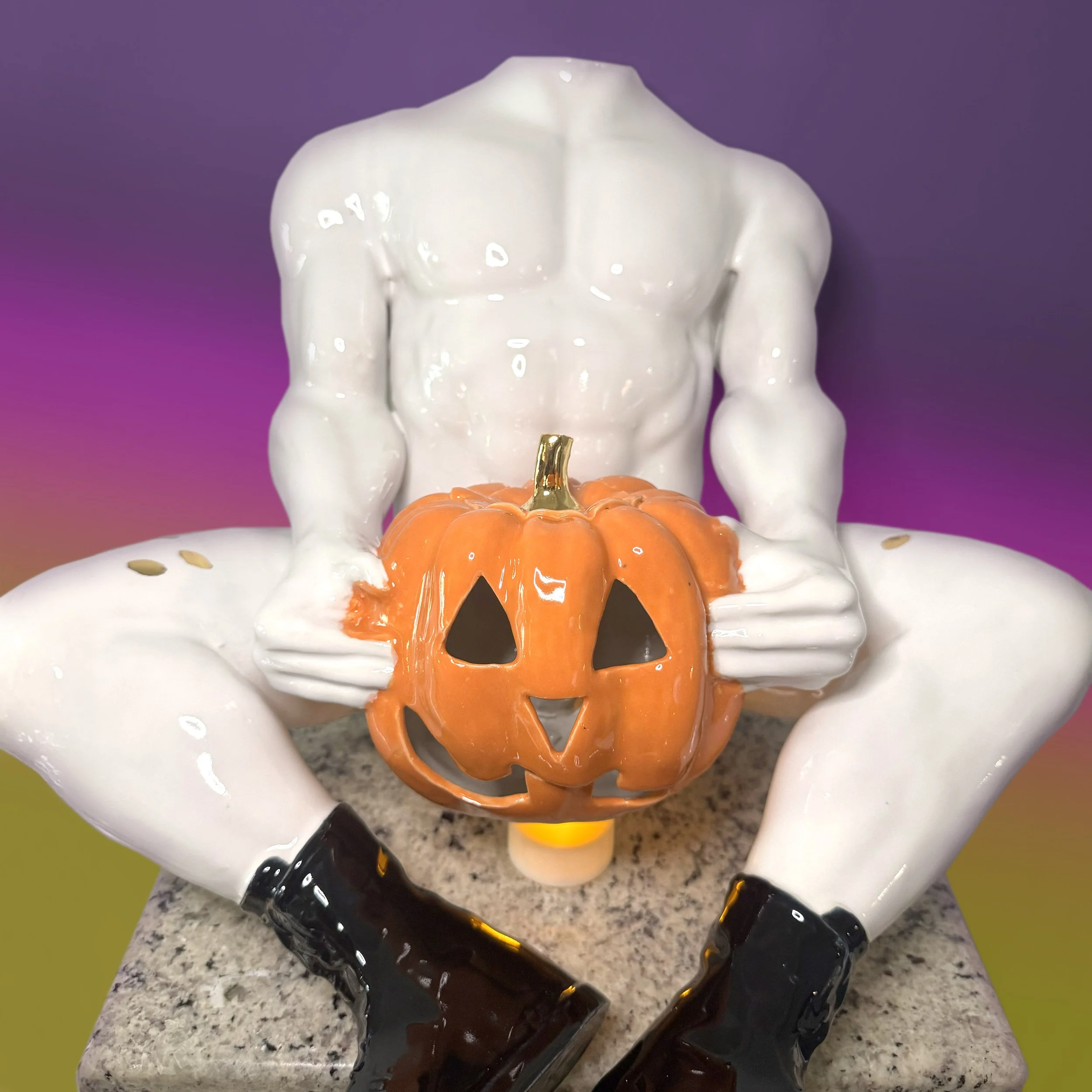 Horny Headless Horseman with 22Kt Gold