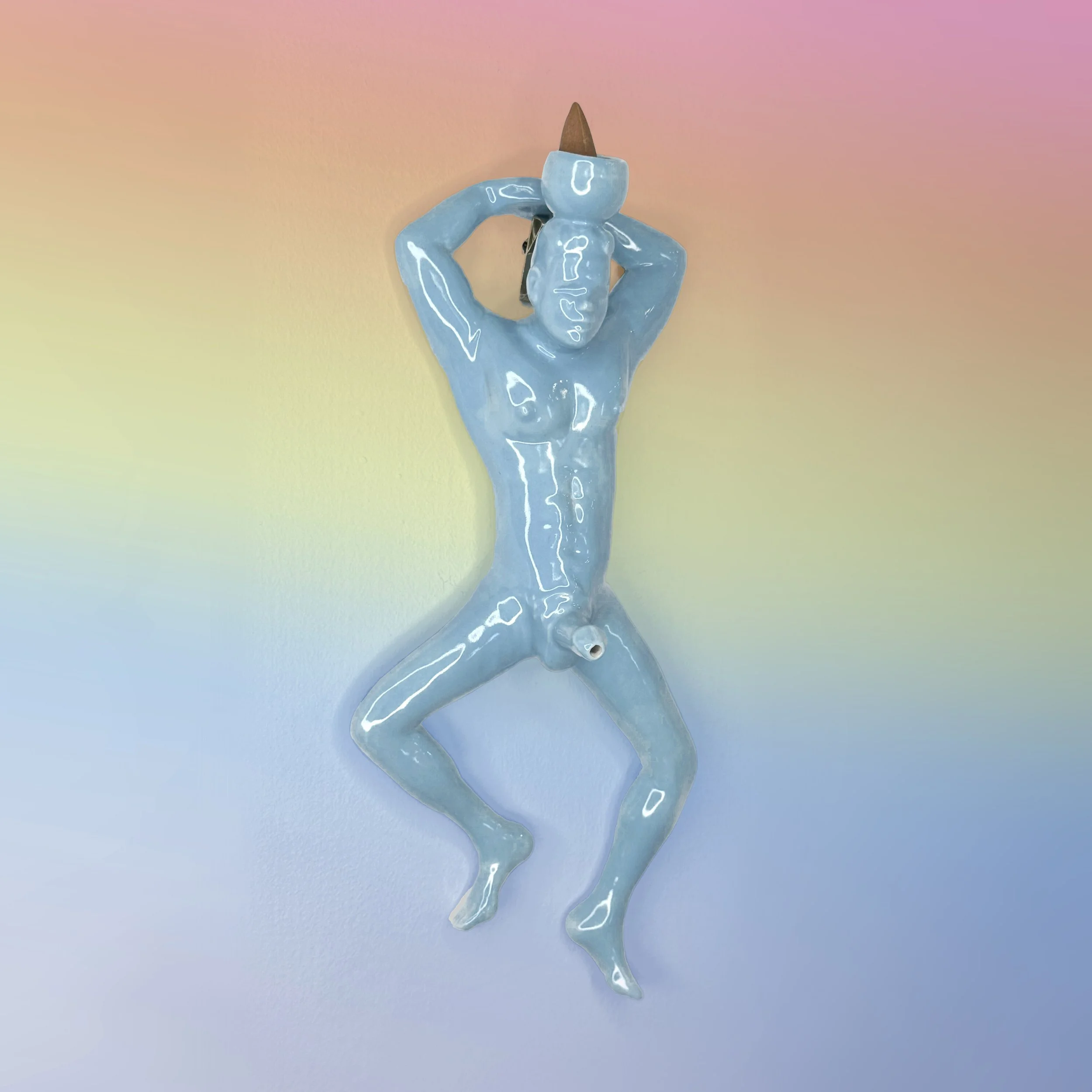 Wall-Hanging Incense Holder Party Buddy Blue.jpg