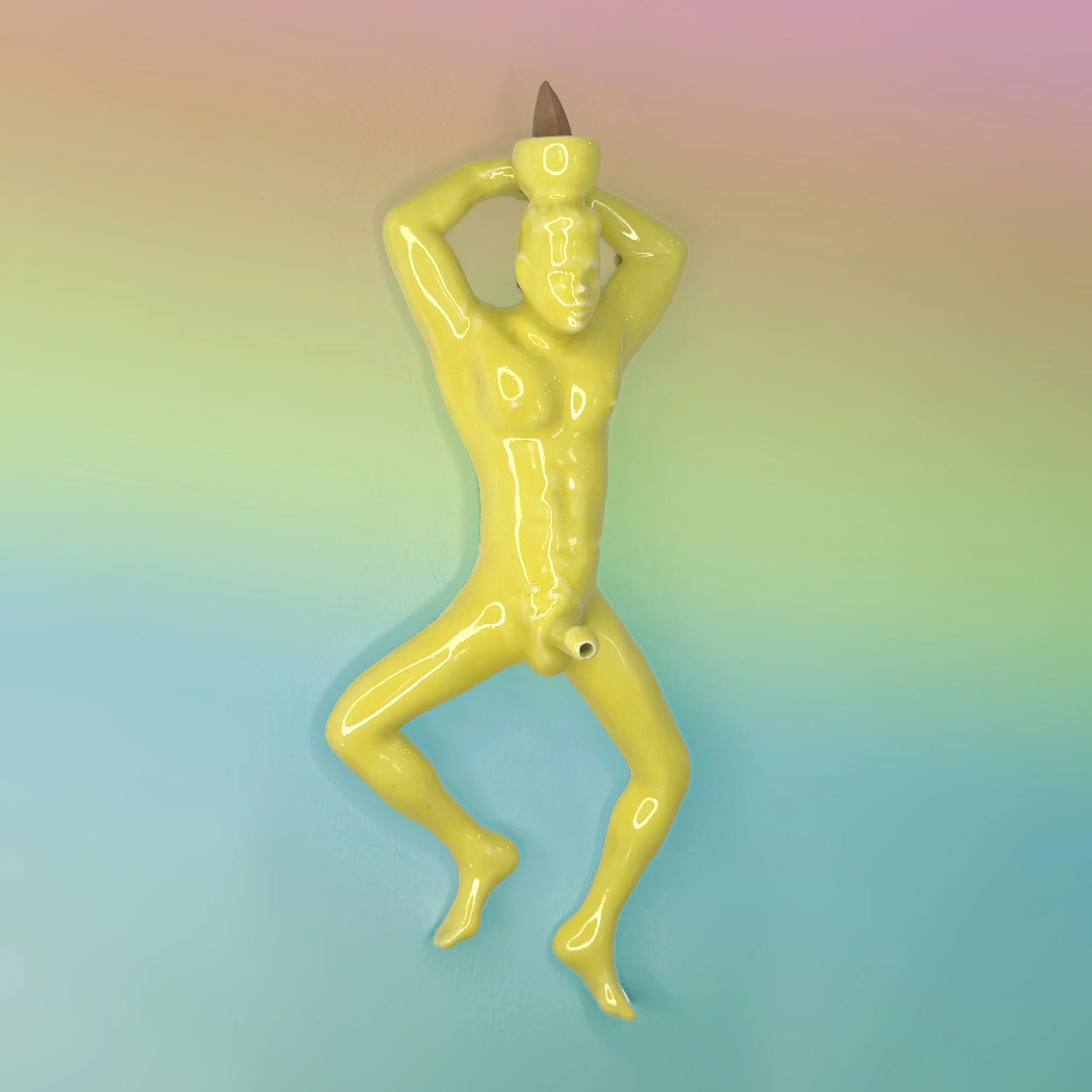 Wall-Hanging Incense Holder Party Buddy Yellow.jpg