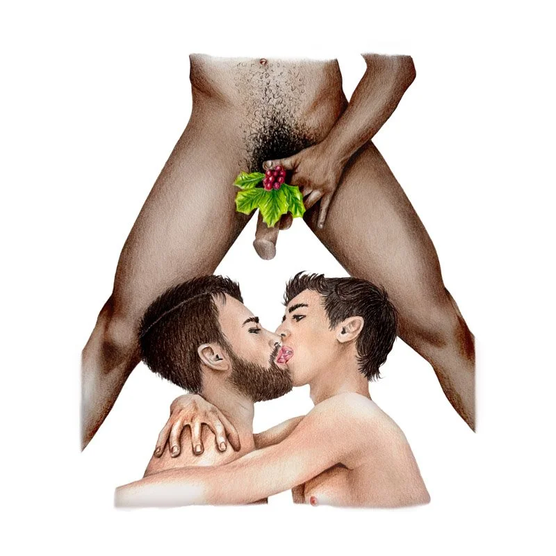 Prints - XXXMas Mistletoe