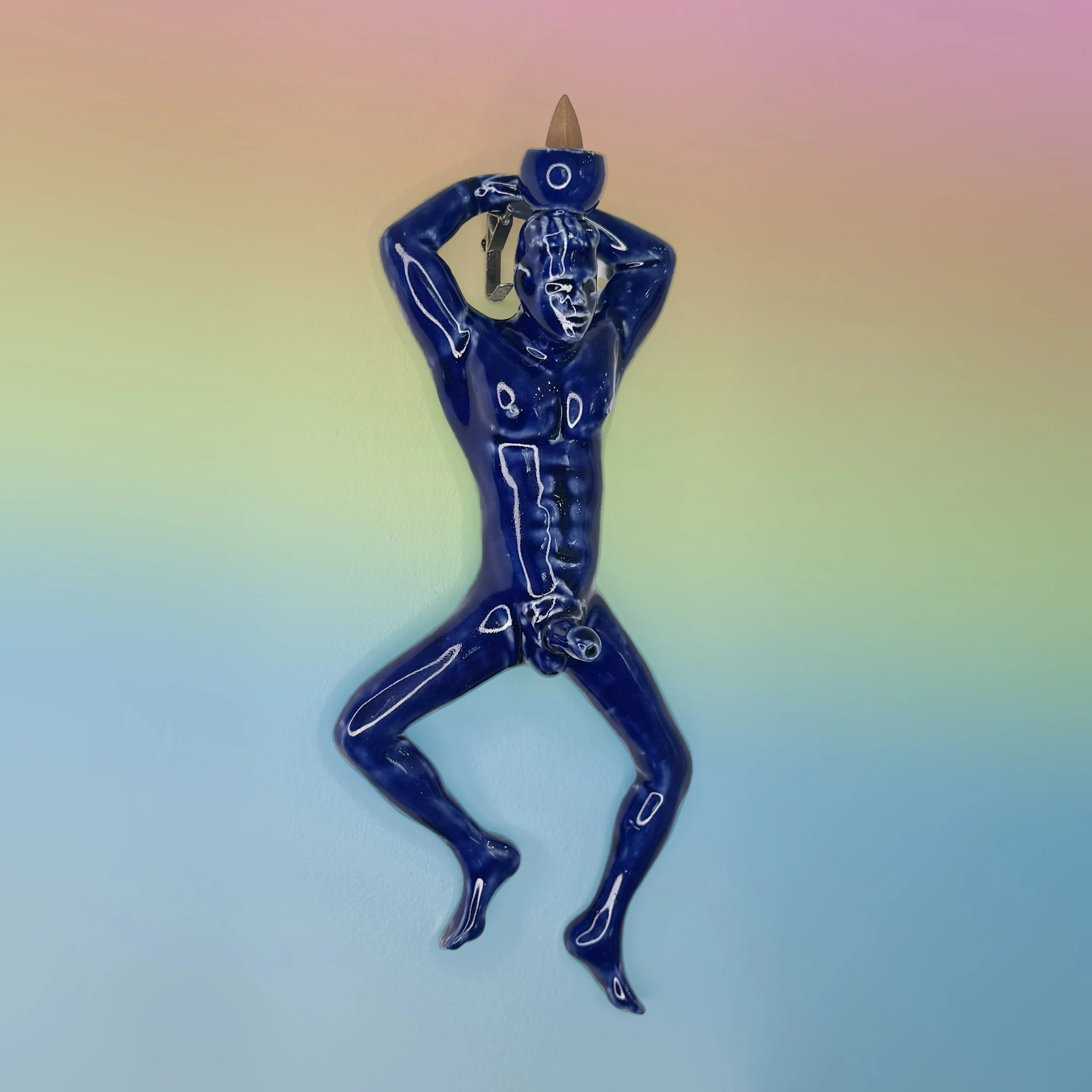 Wall-Hanging Incense Holder Party Buddy Cobalt.jpg