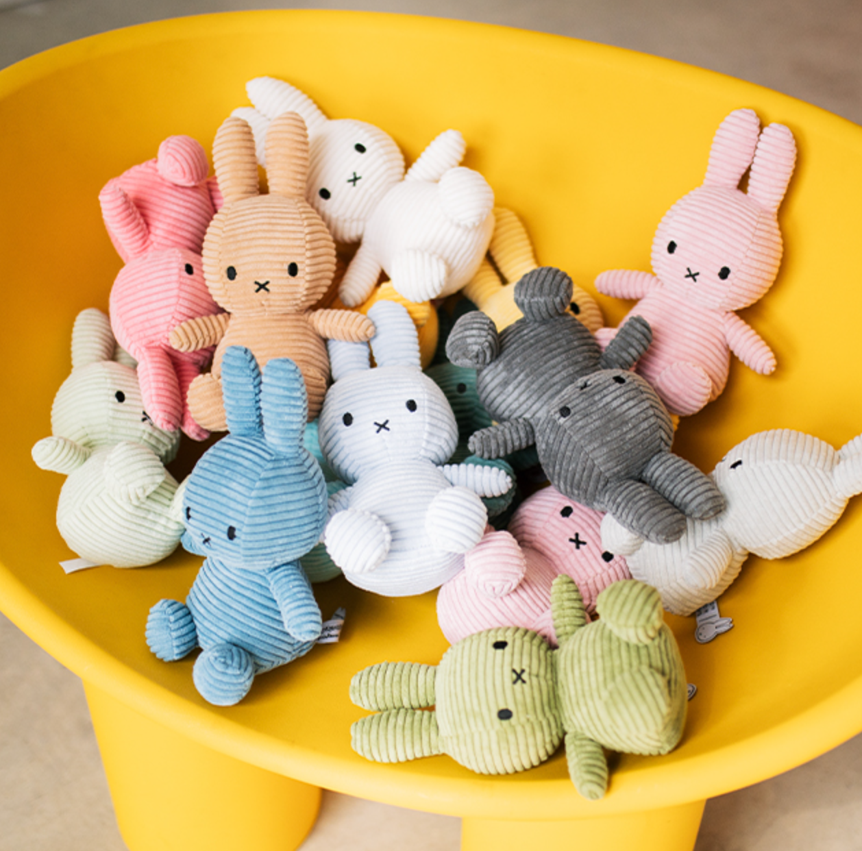 Bon Ton Toys plush Miffy collection, de Mello co brand partner