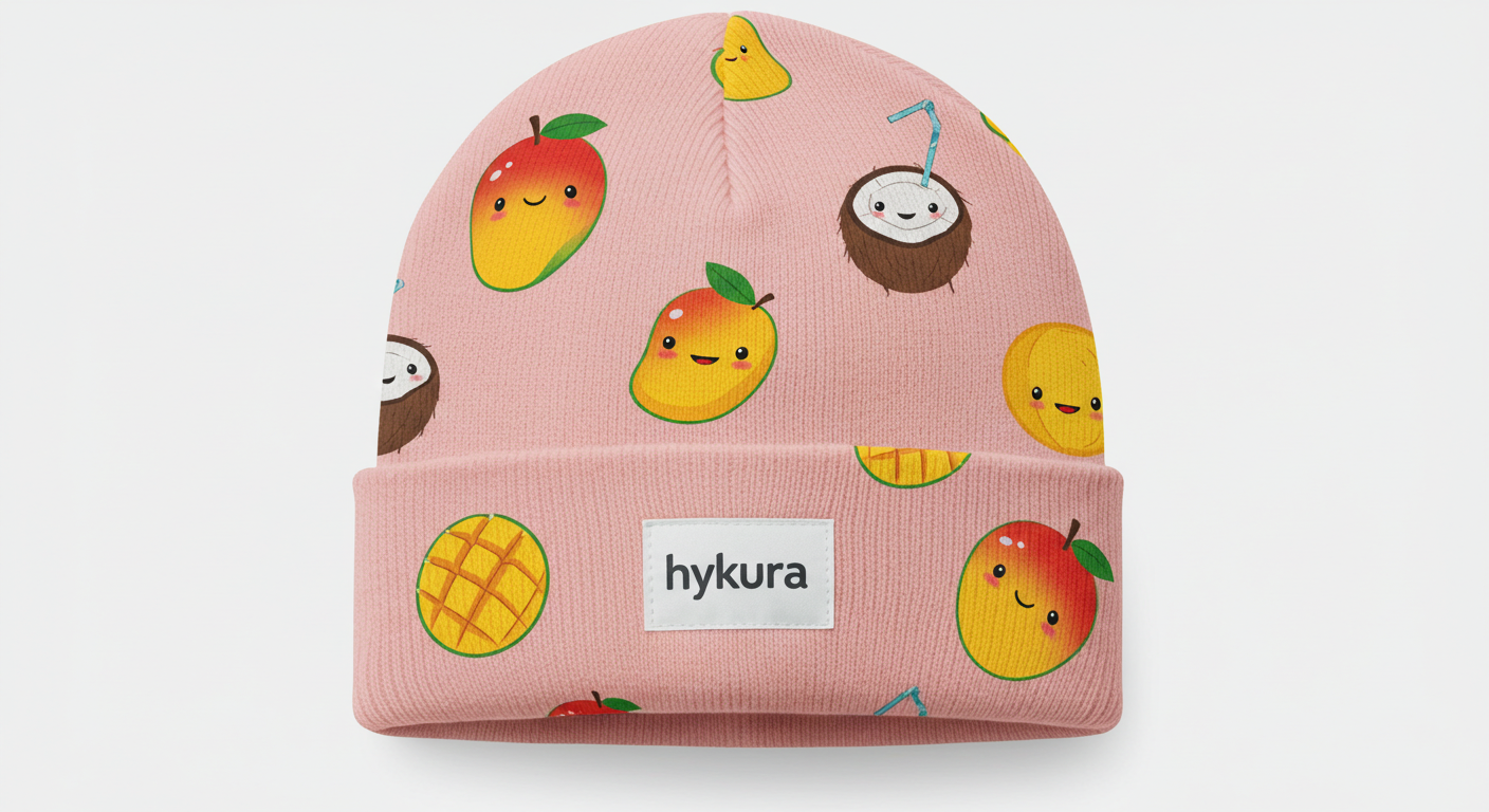 Hykura Happy Fruit Beanie Hat