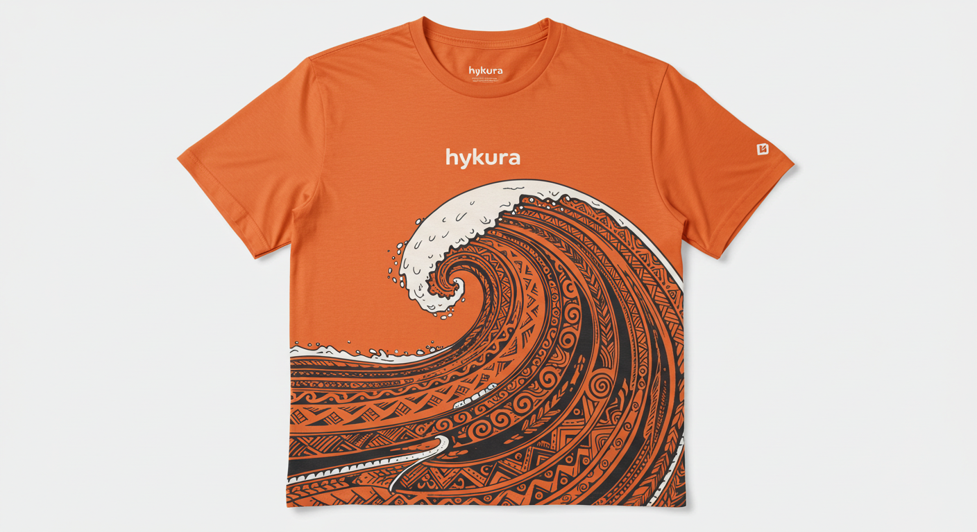 hykura uk men tshirt bali wave