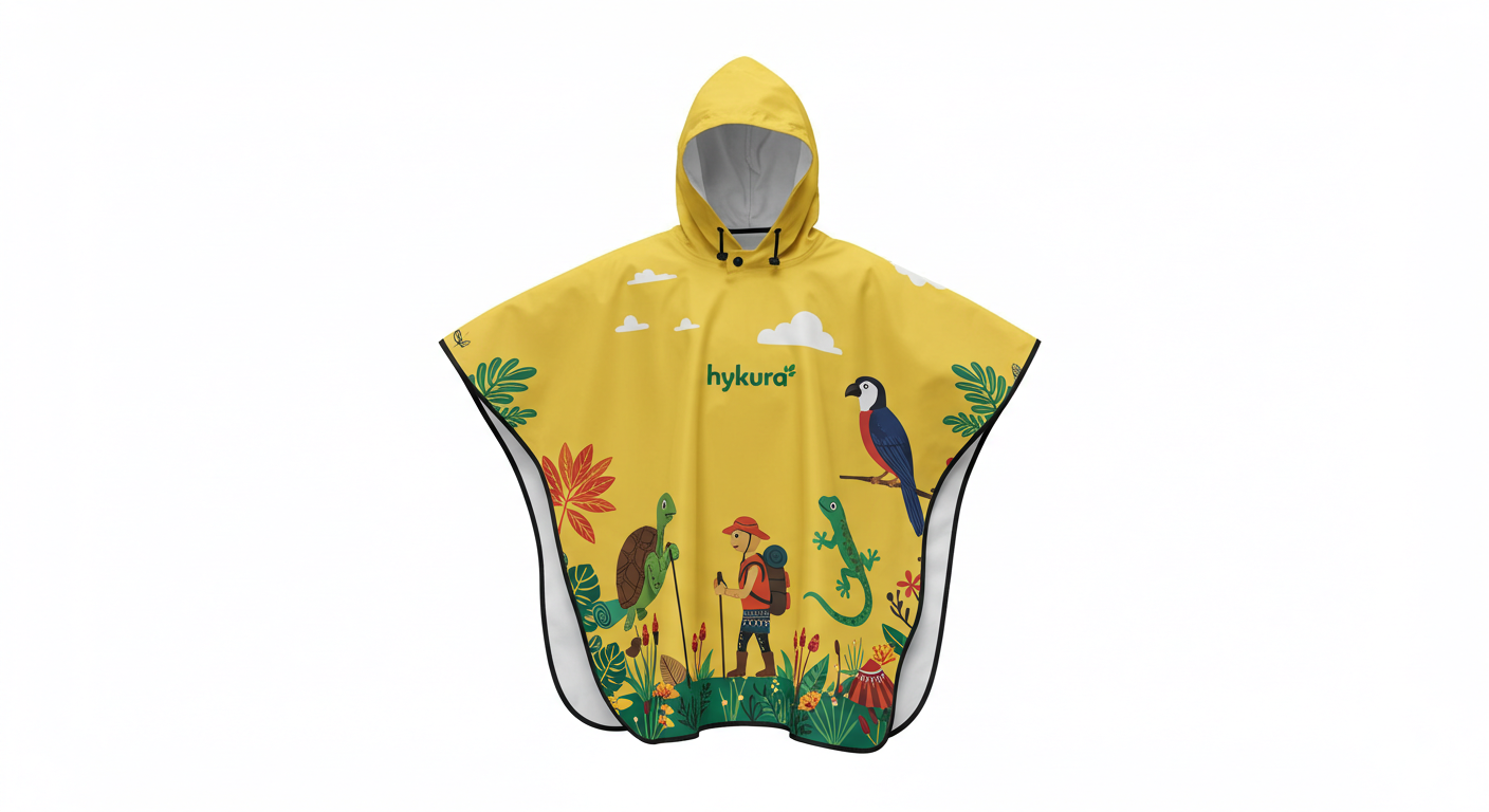 Hykura Kid's Adventure Squad Rain Poncho
